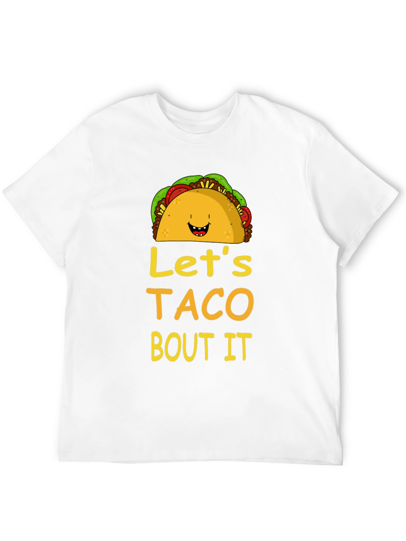 Camiseta Negra Lets Taco Bout It Divertida