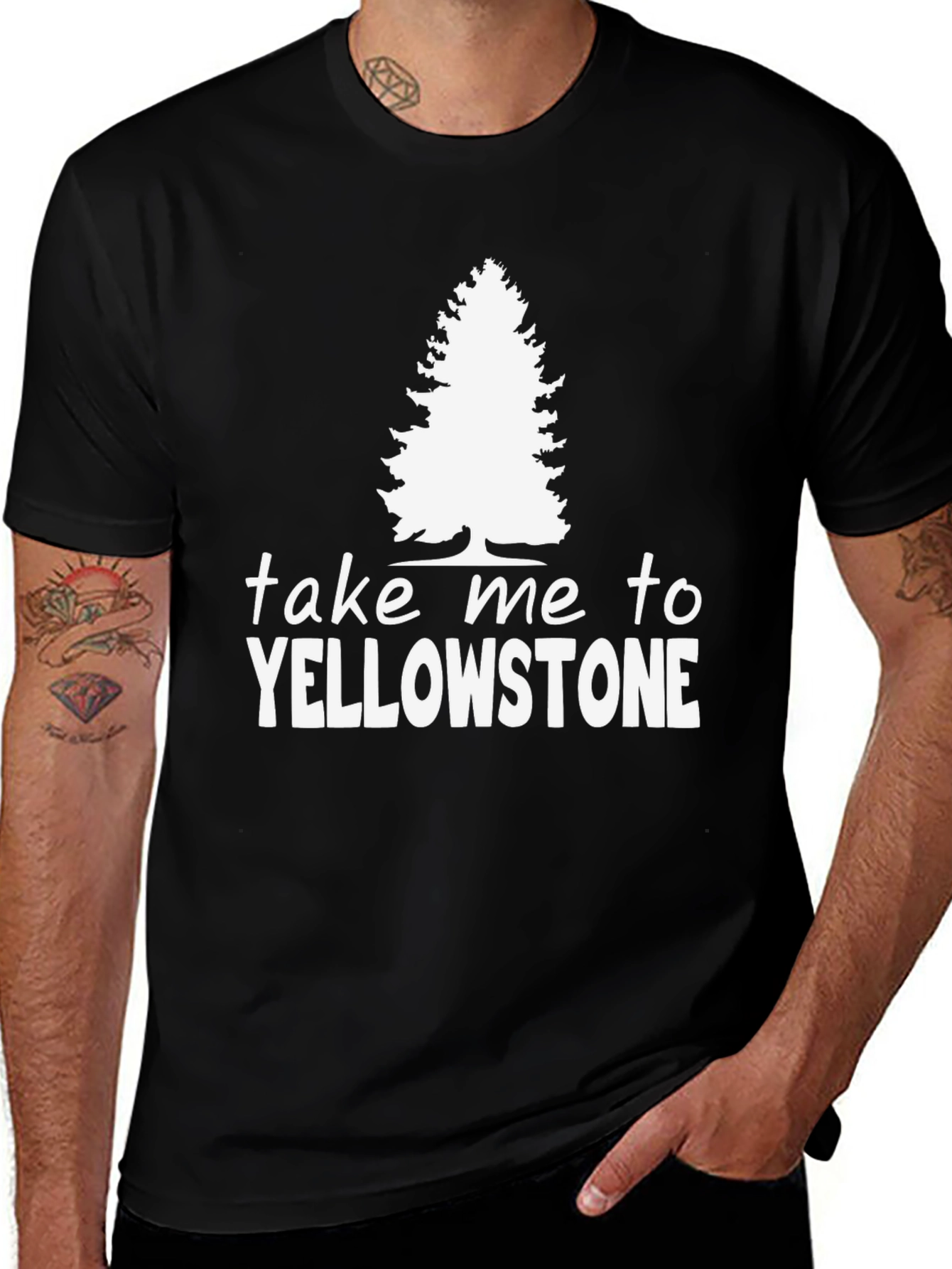 Camiseta Negra Yellowstone: ¡Aventura y Estilo!