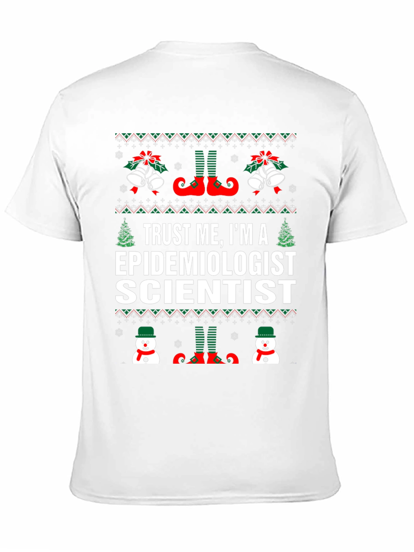 Camiseta Navideña Epidemiólogo Científico