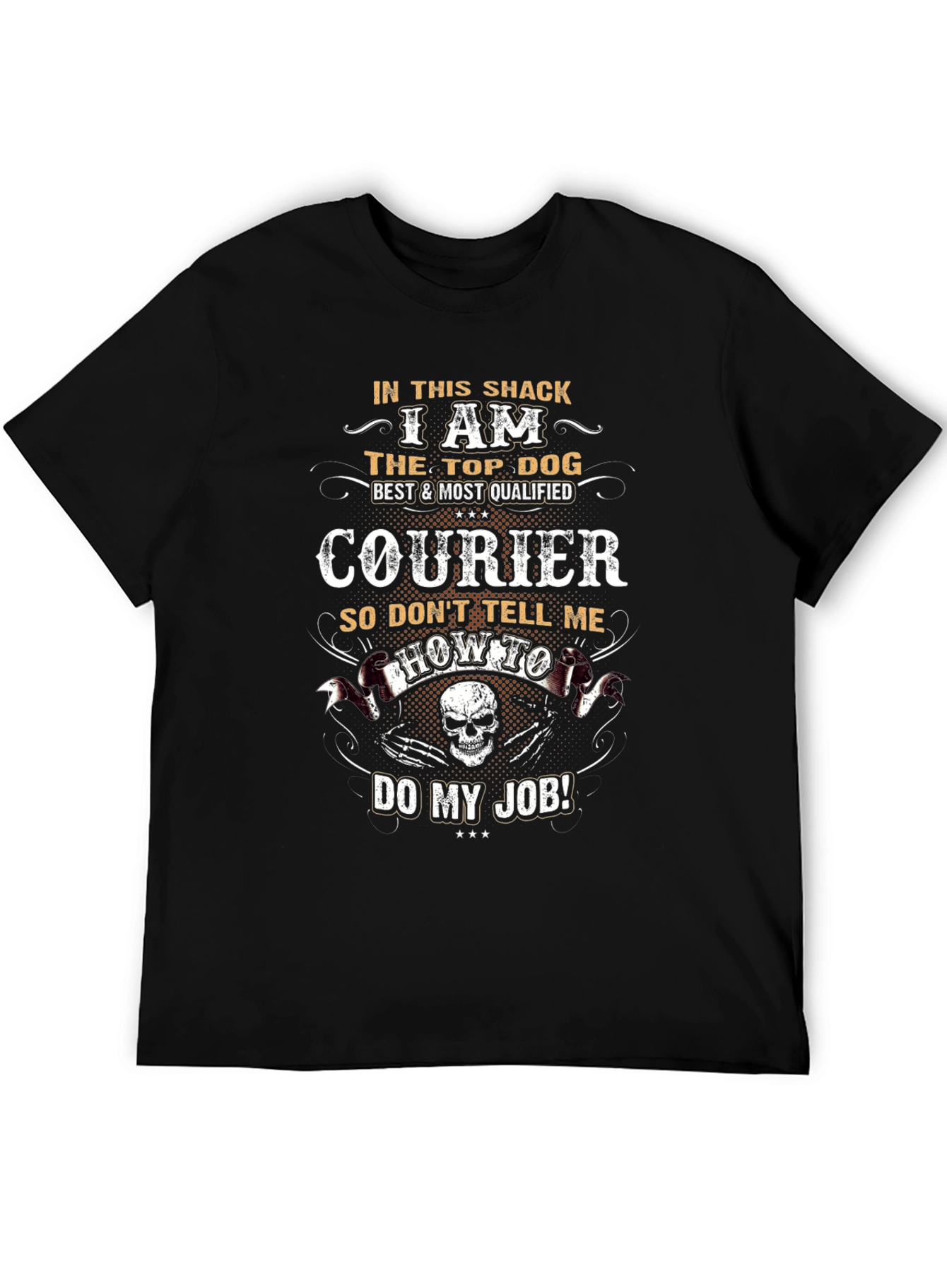 Camiseta Negra Courier: El Mejor y Más Cualificado
