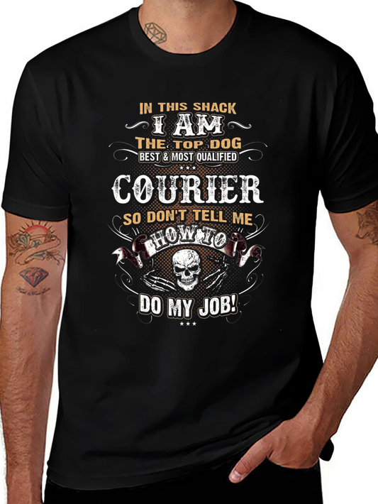 Camiseta Negra Courier: El Mejor y Más Cualificado