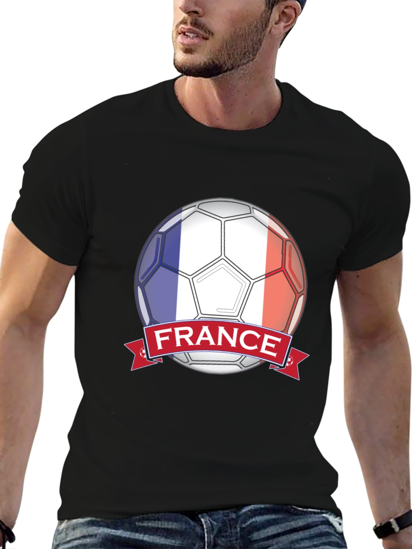 Camiseta Fútbol Francia Diseño Moderno