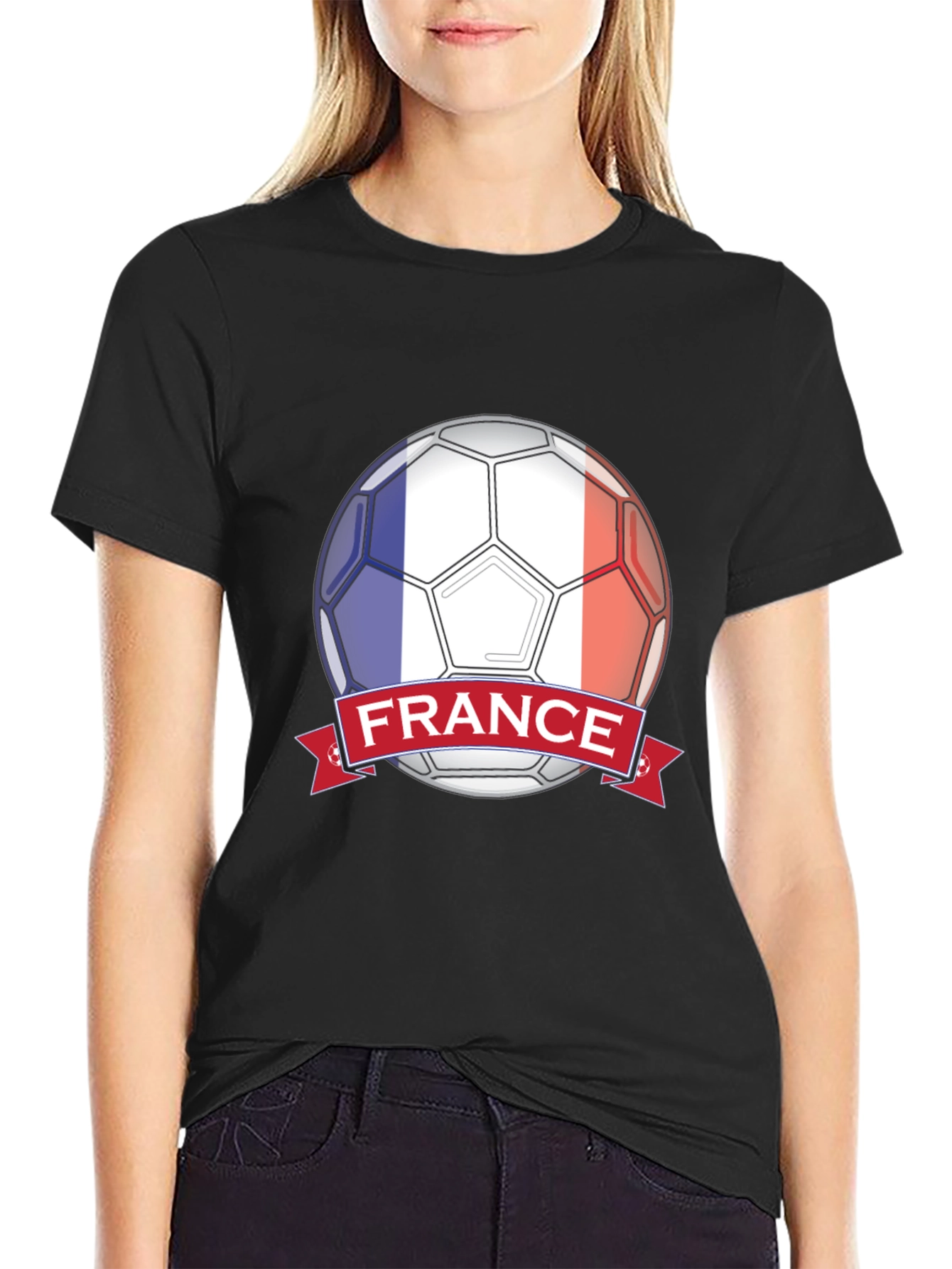 Camiseta Fútbol Francia Diseño Moderno