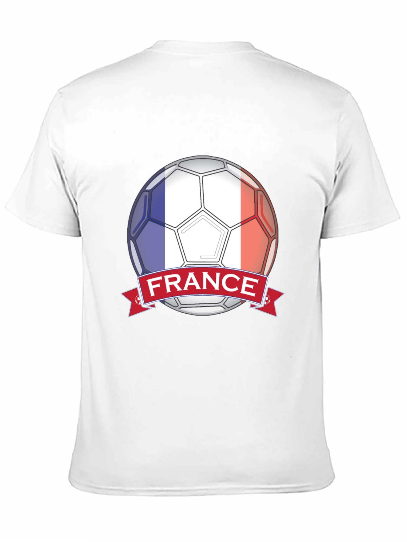Camiseta Fútbol Francia Diseño Moderno
