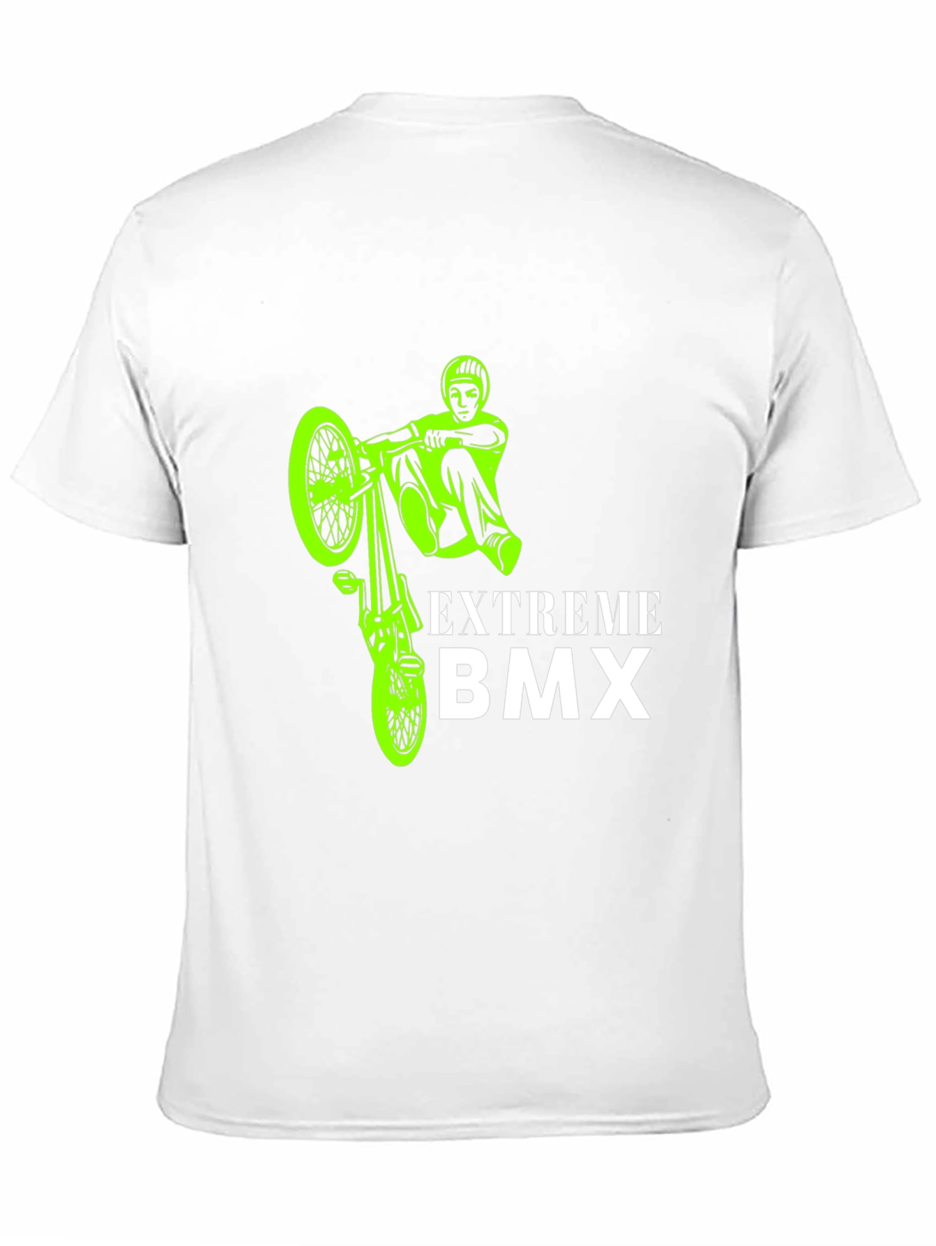 Camiseta Negra BMX Extremo para Hombre