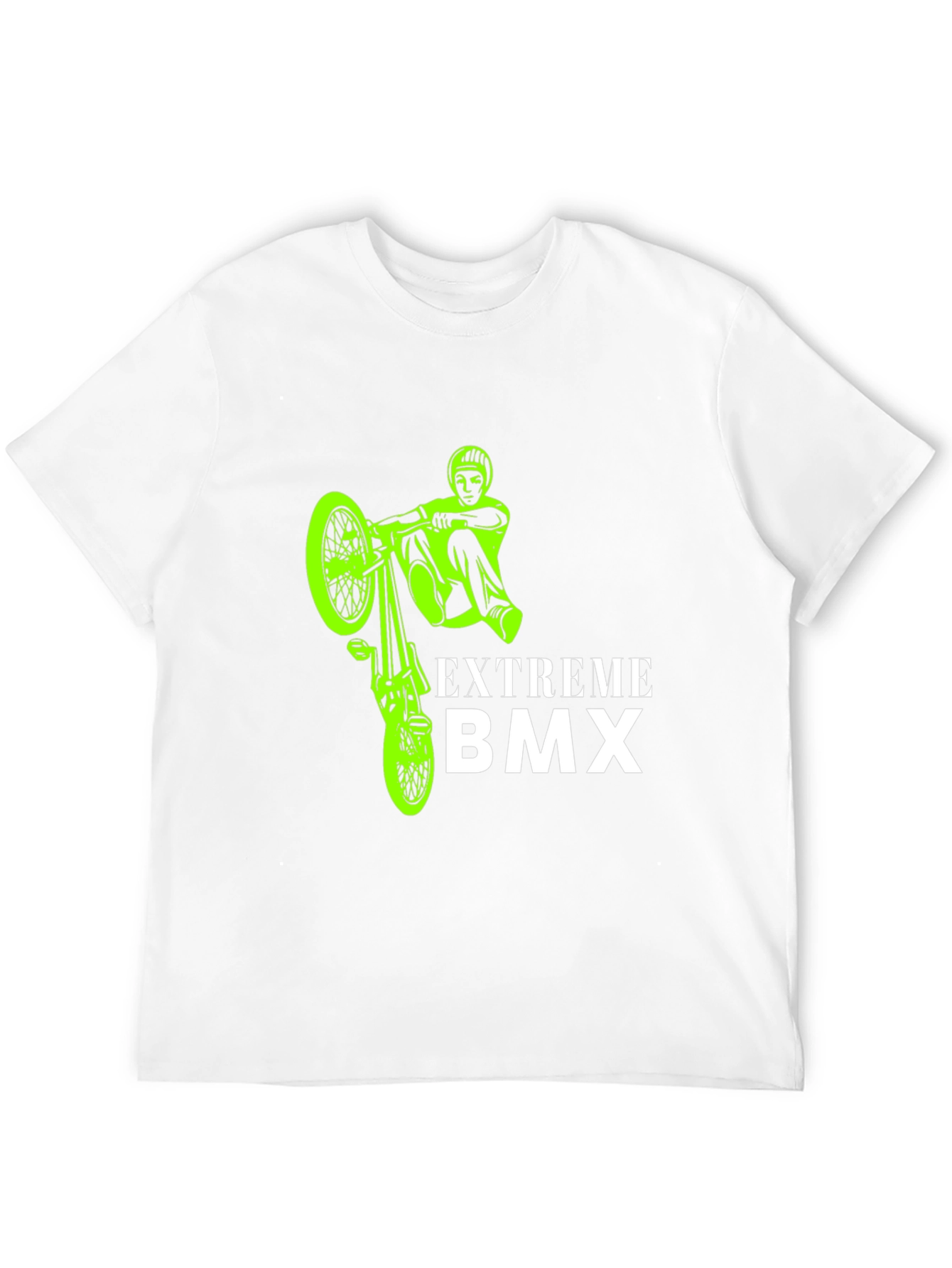 Camiseta Negra BMX Extremo para Hombre