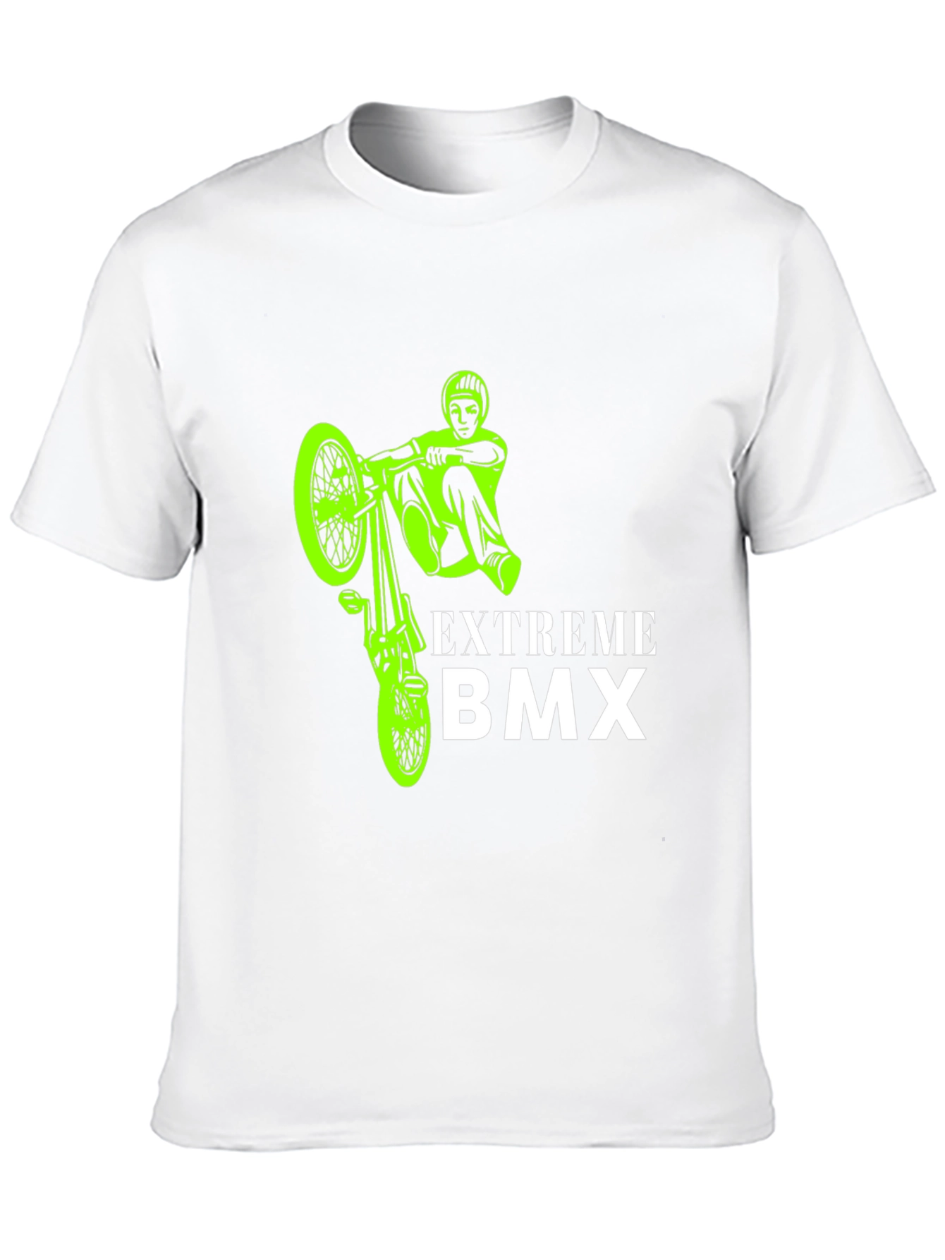 Camiseta Negra BMX Extremo para Hombre