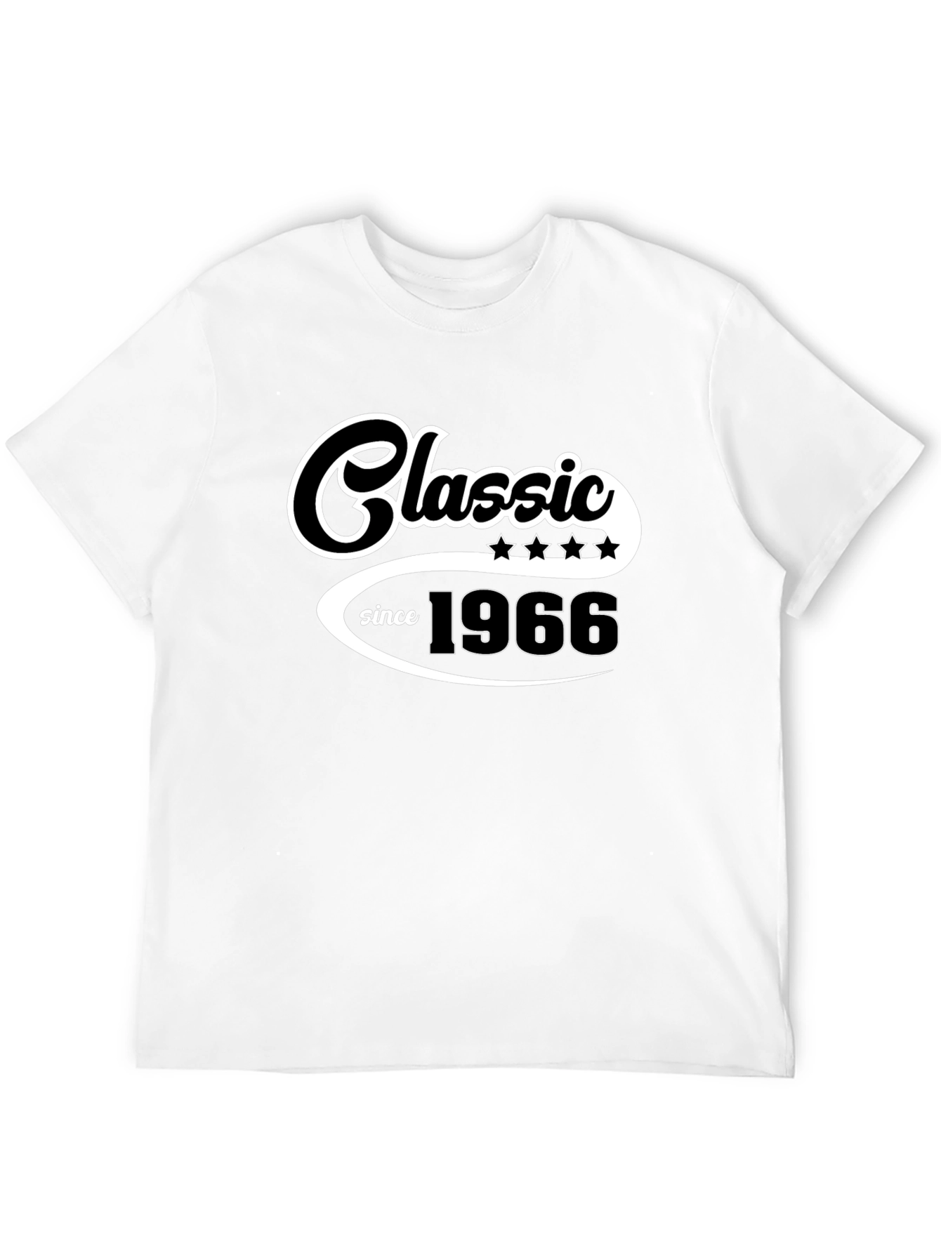 Camiseta Clásica Desde 1966 Negra para Hombre