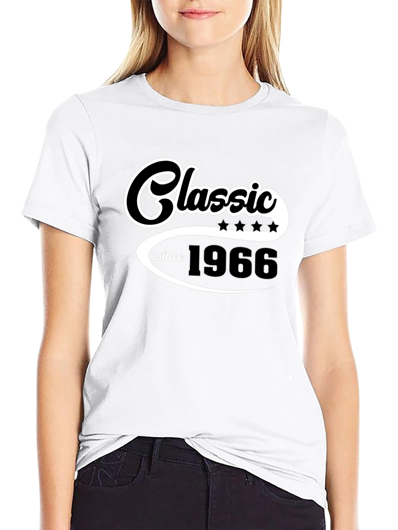 Camiseta Clásica Desde 1966 Negra para Hombre