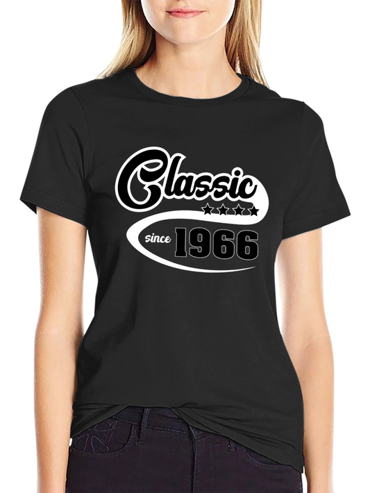 Camiseta Clásica Desde 1966 Negra para Hombre