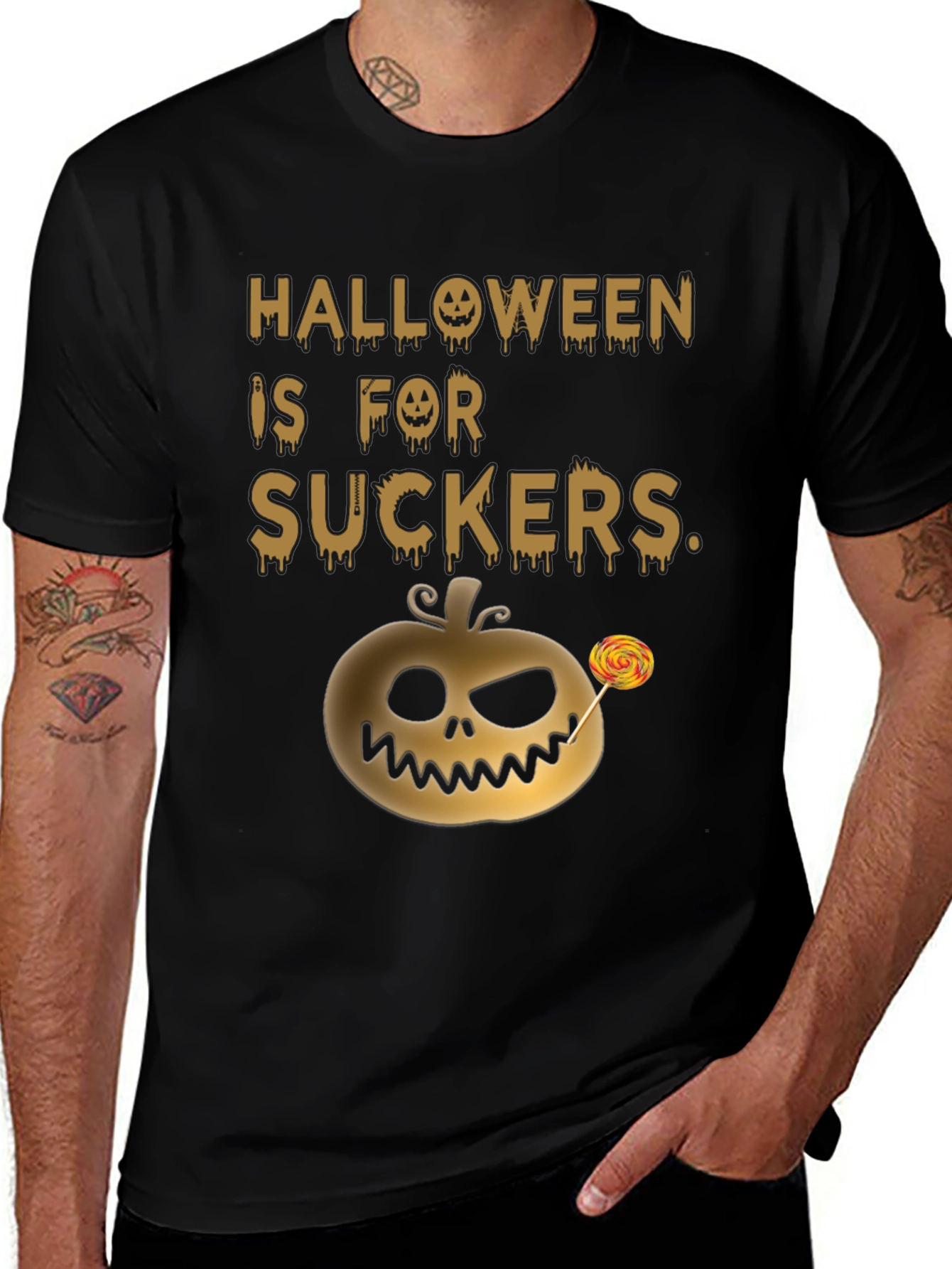 Camiseta Halloween Suckers para Hombre