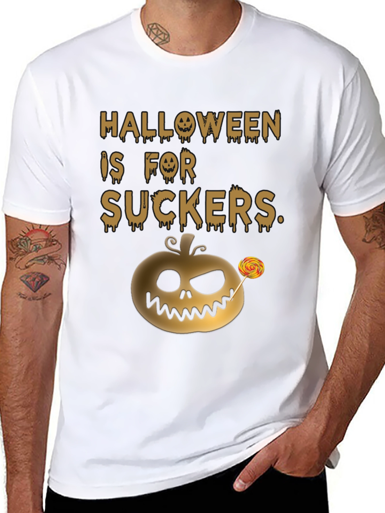 Camiseta Halloween Suckers para Hombre