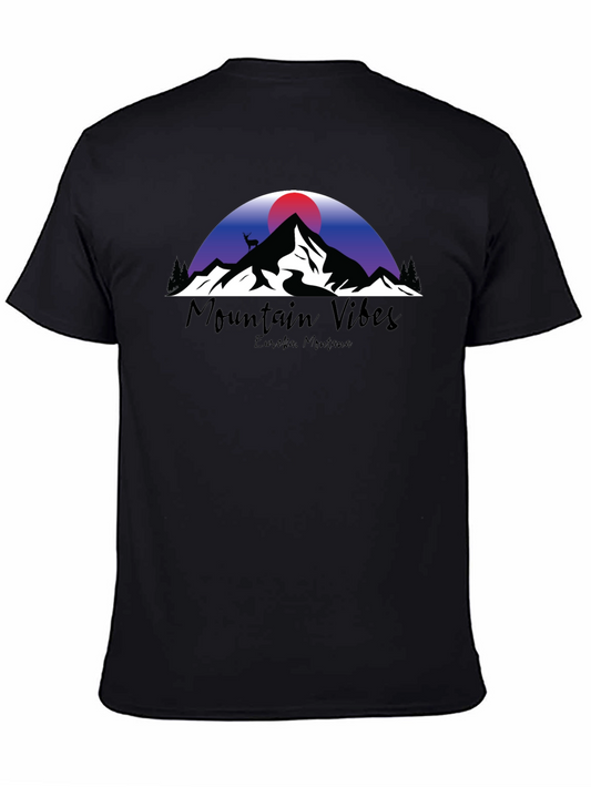 Camiseta Negra Mountain Vibes