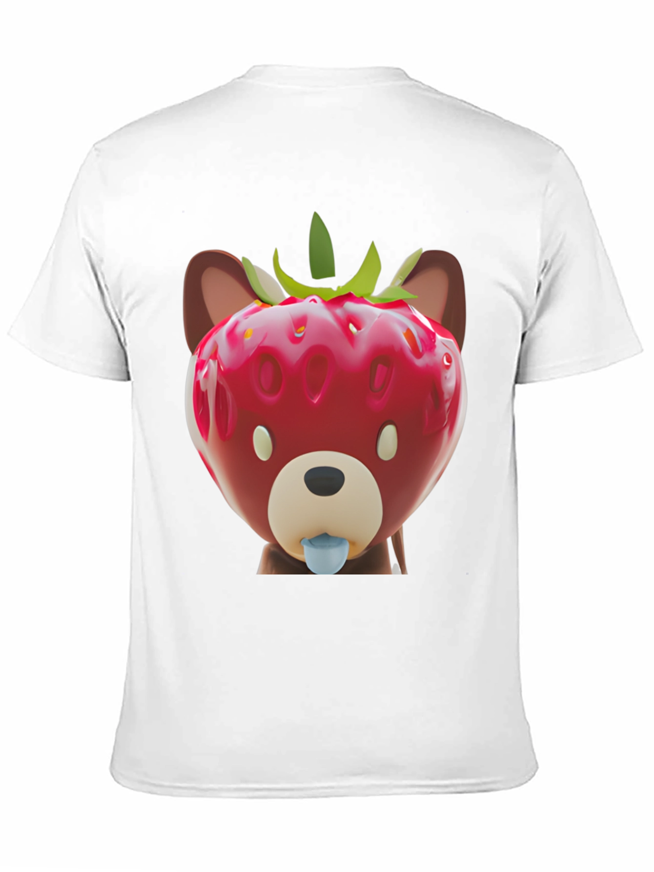 Camiseta Oso Fresa Divertida