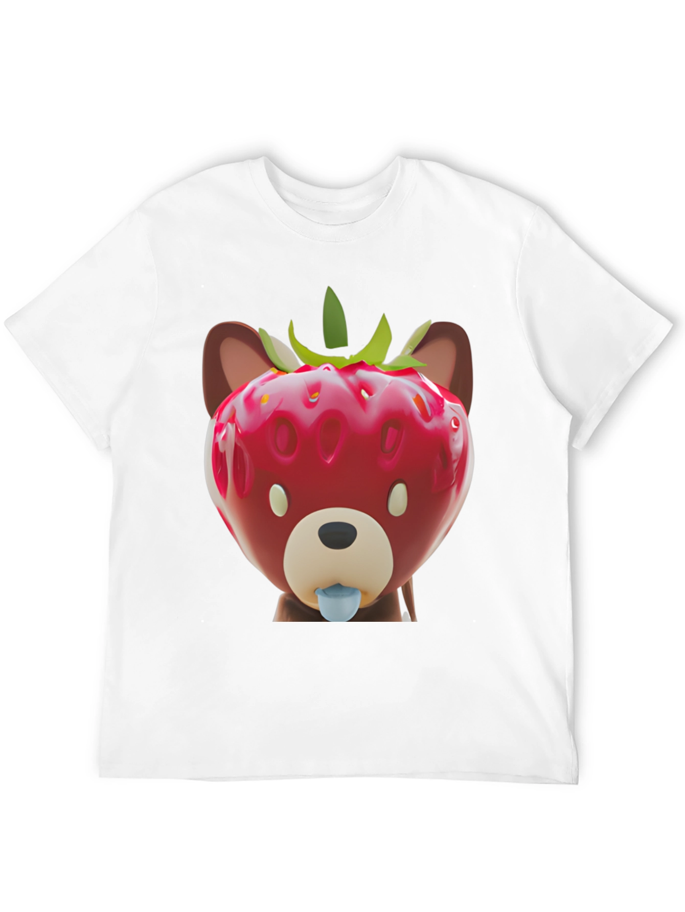 Camiseta Oso Fresa Divertida