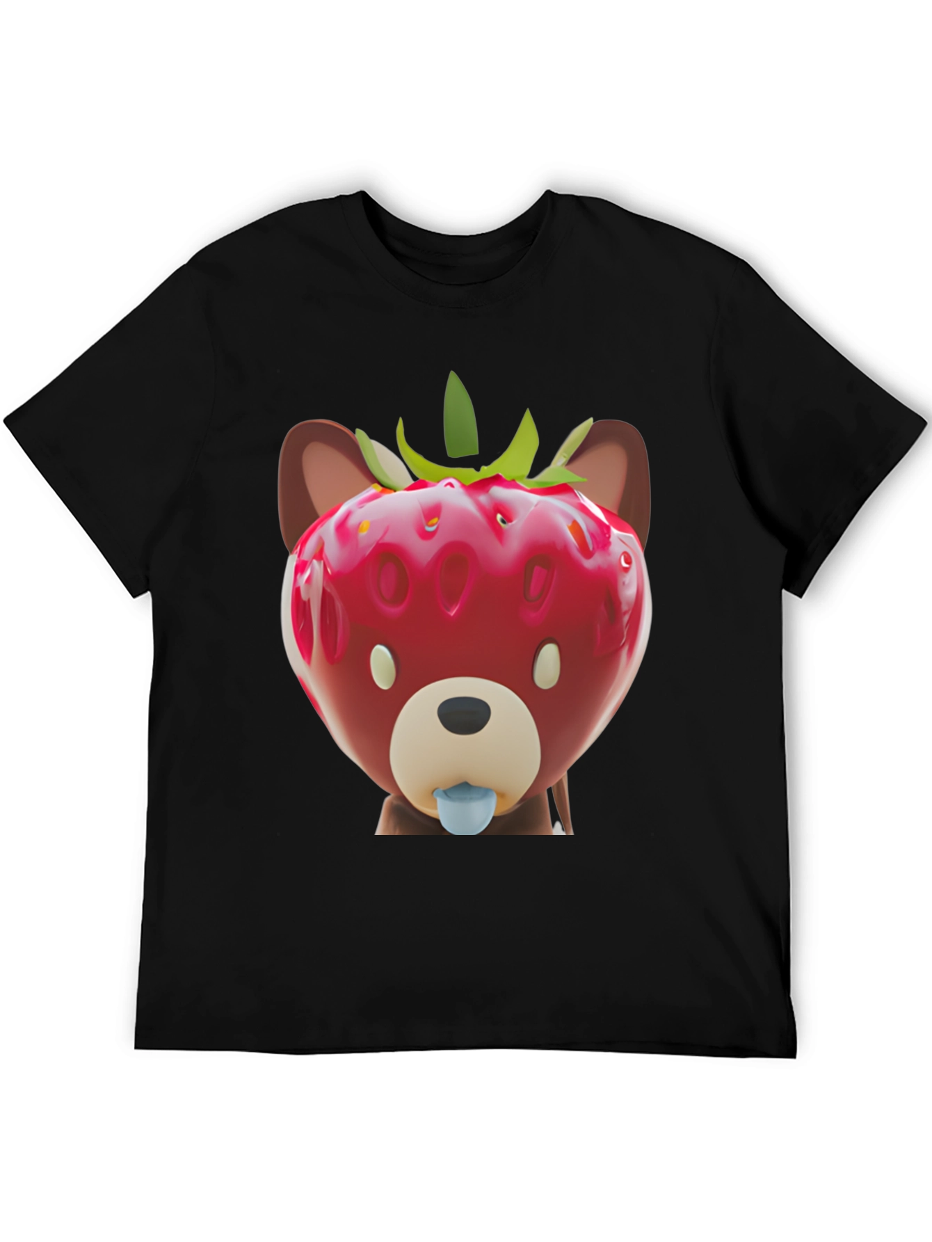 Camiseta Oso Fresa Divertida