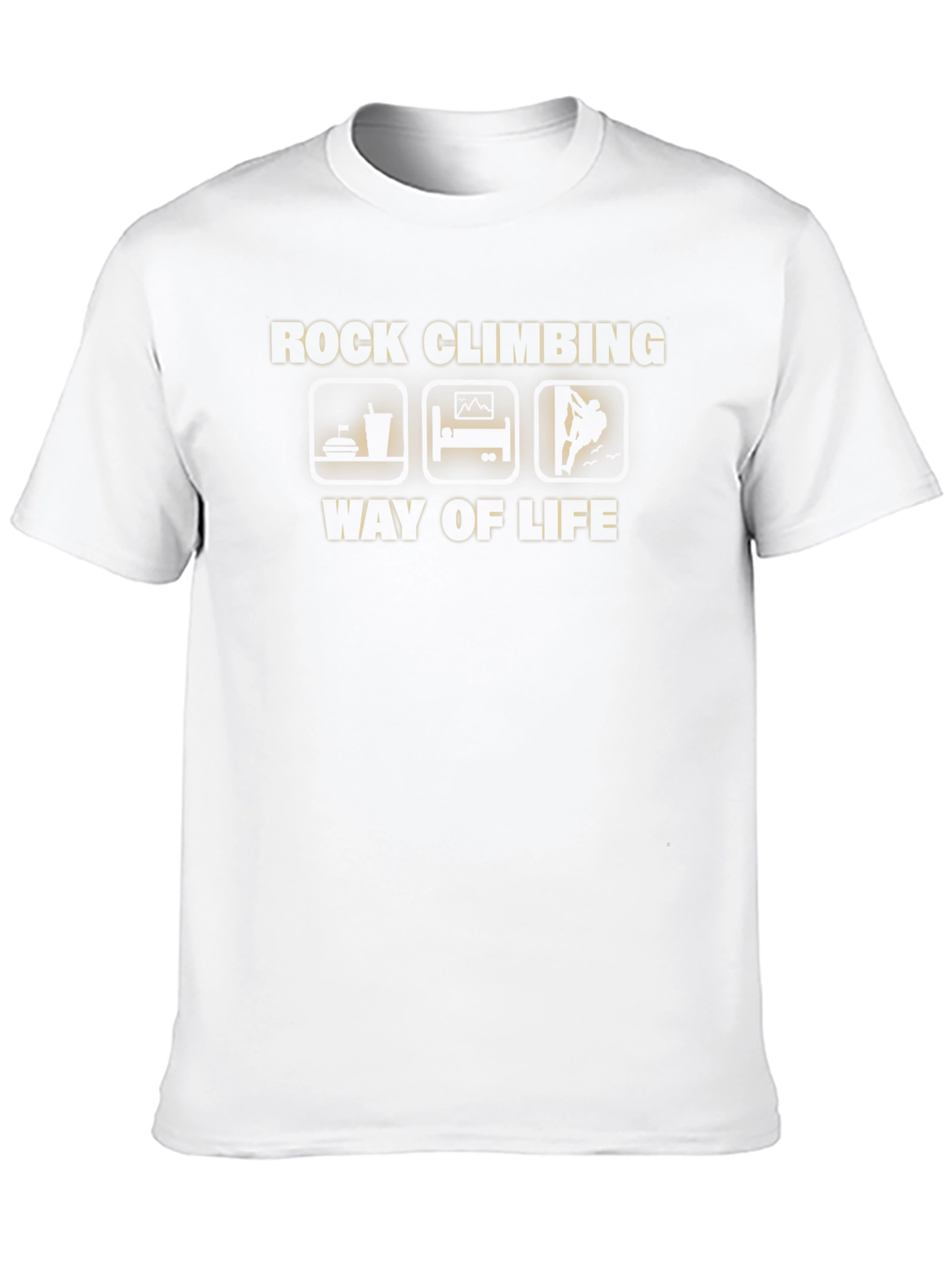 Camiseta Negra Rock Climbing Way of Life