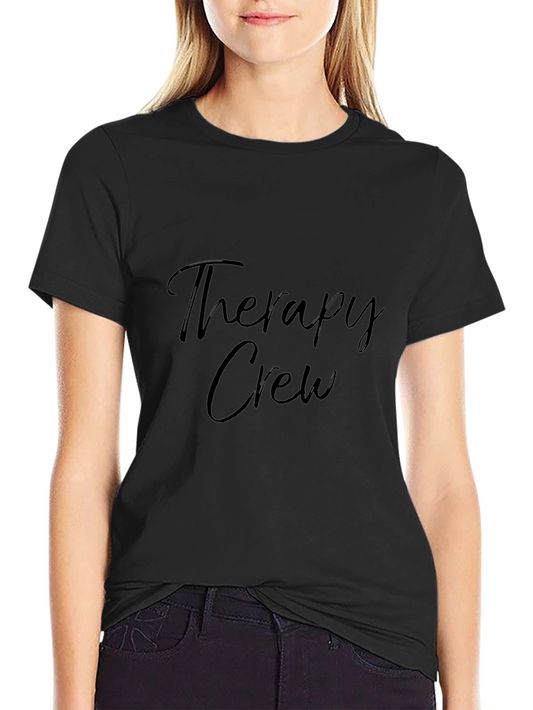 Camiseta Negra Therapy Crew para Hombre