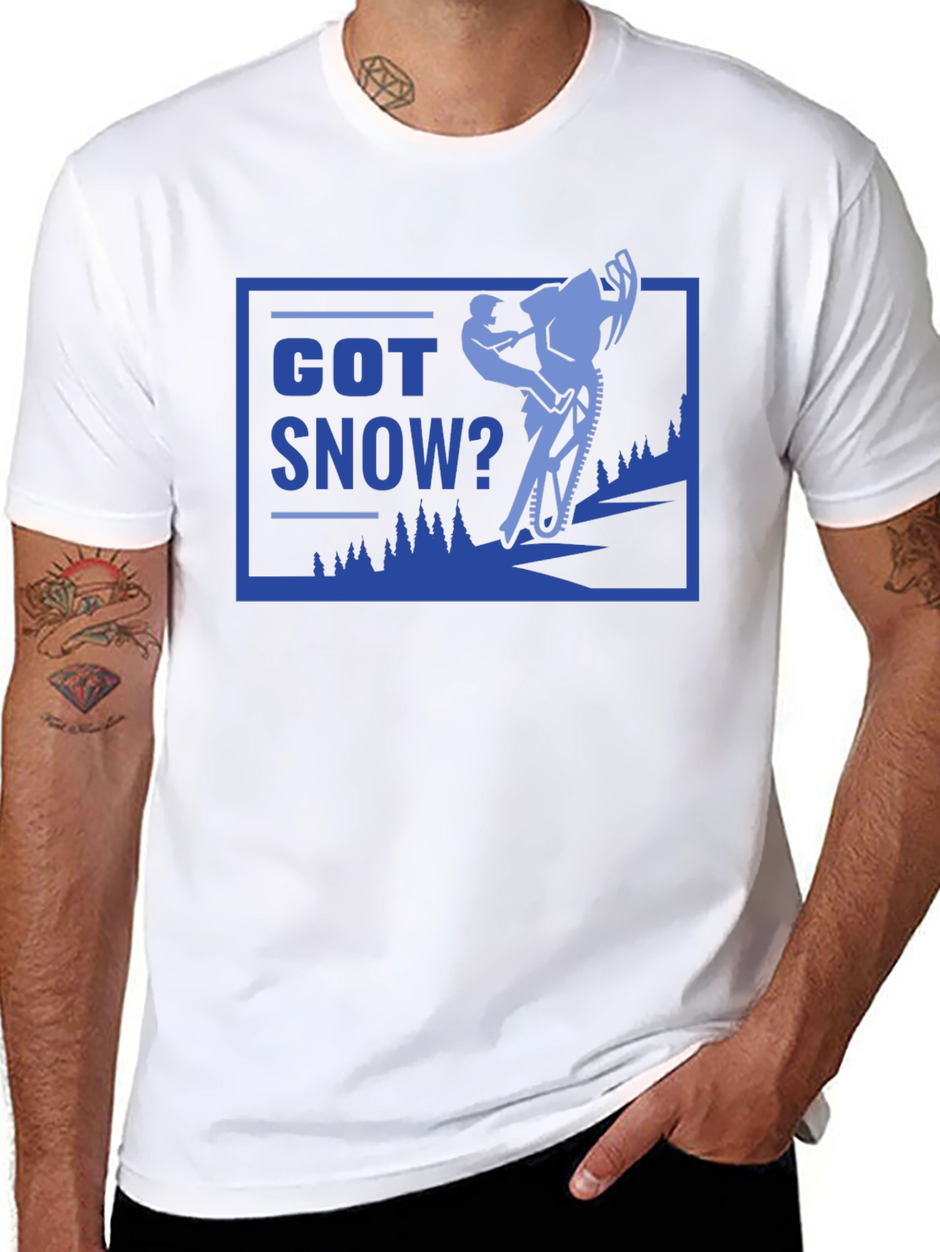Camiseta Negra Got Snow? - Para Amantes del Invierno