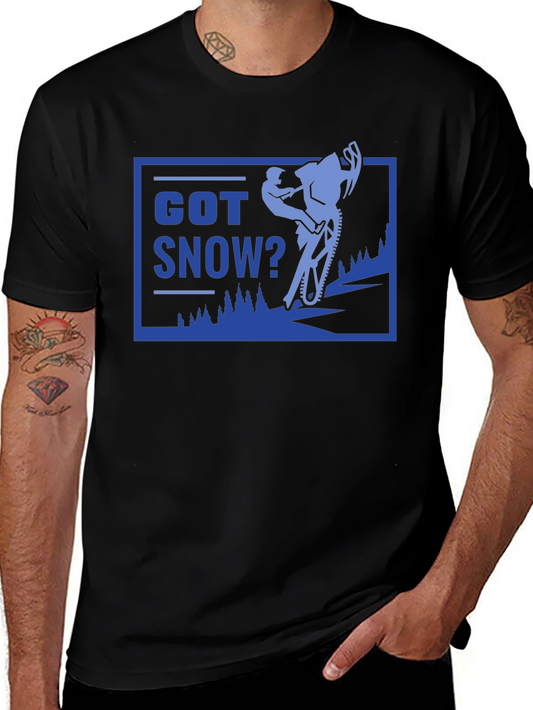 Camiseta Negra Got Snow? - Para Amantes del Invierno