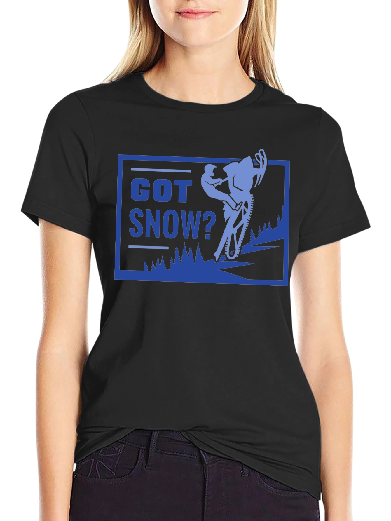 Camiseta Negra Got Snow? - Para Amantes del Invierno