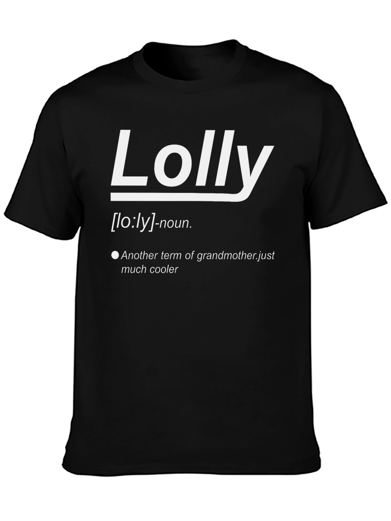 Camiseta Lolly - Definición Divertida de Abuela