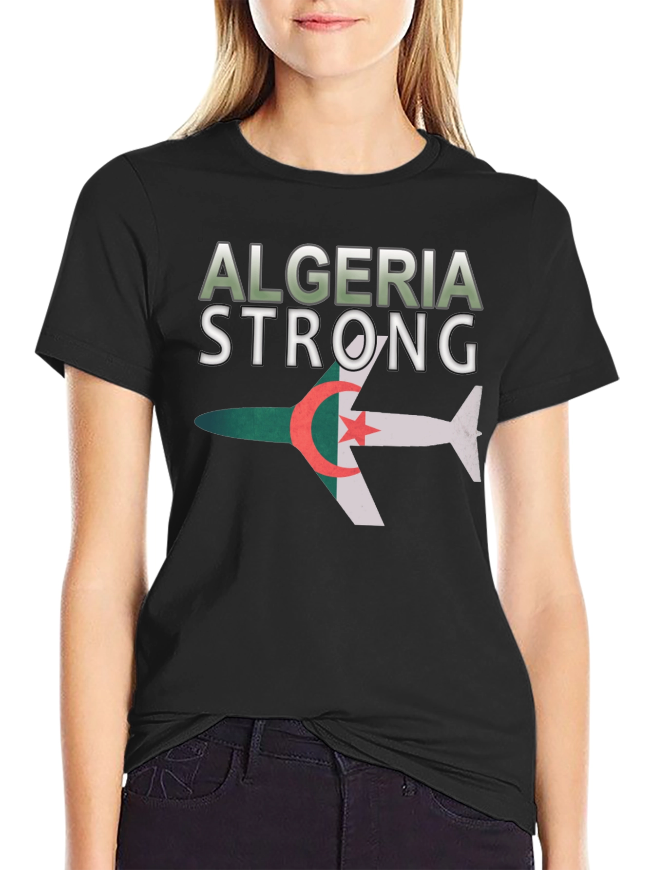 Camiseta Argelia Strong - Diseño Patriótico