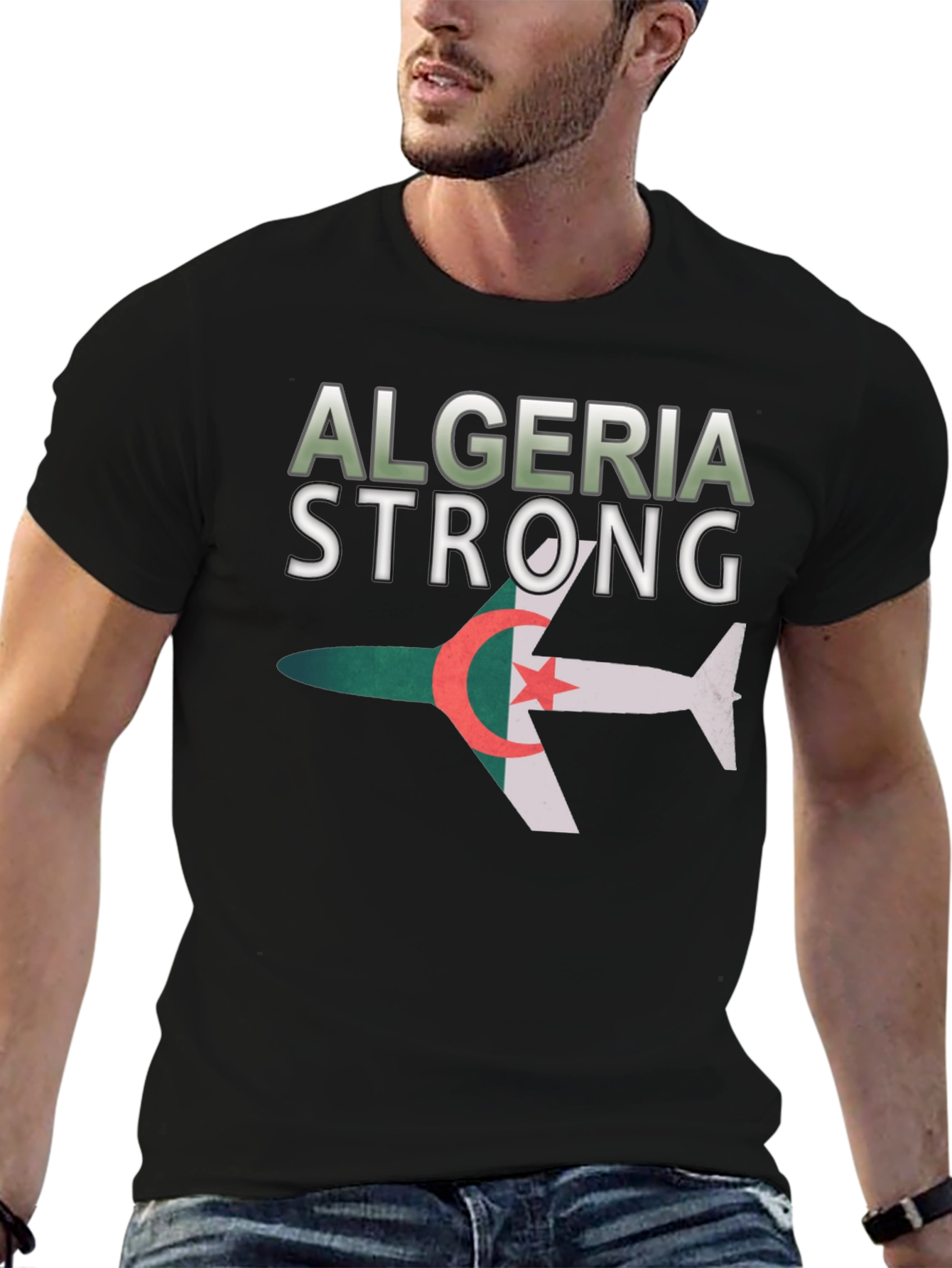 Camiseta Argelia Strong - Diseño Patriótico