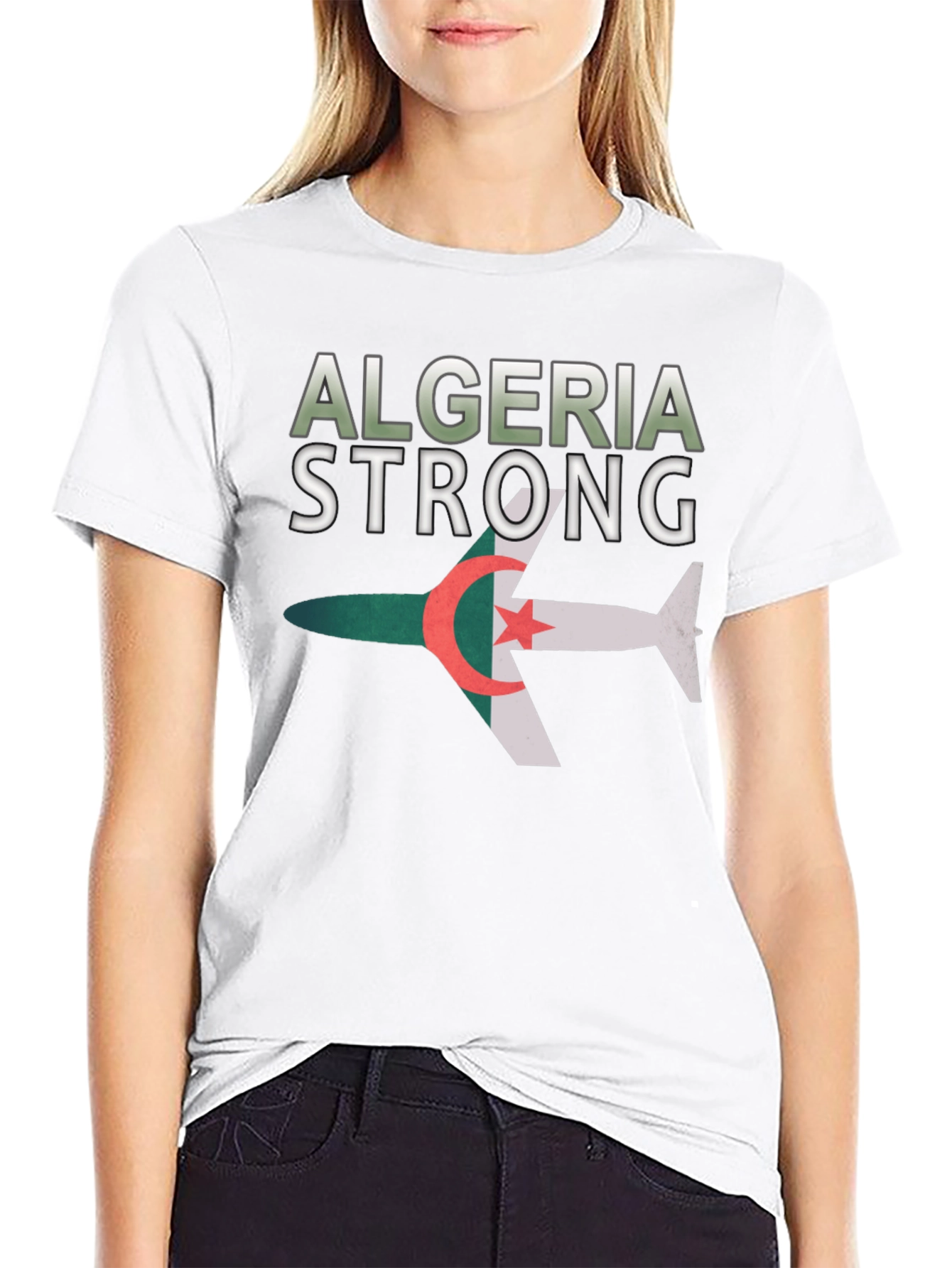 Camiseta Argelia Strong - Diseño Patriótico
