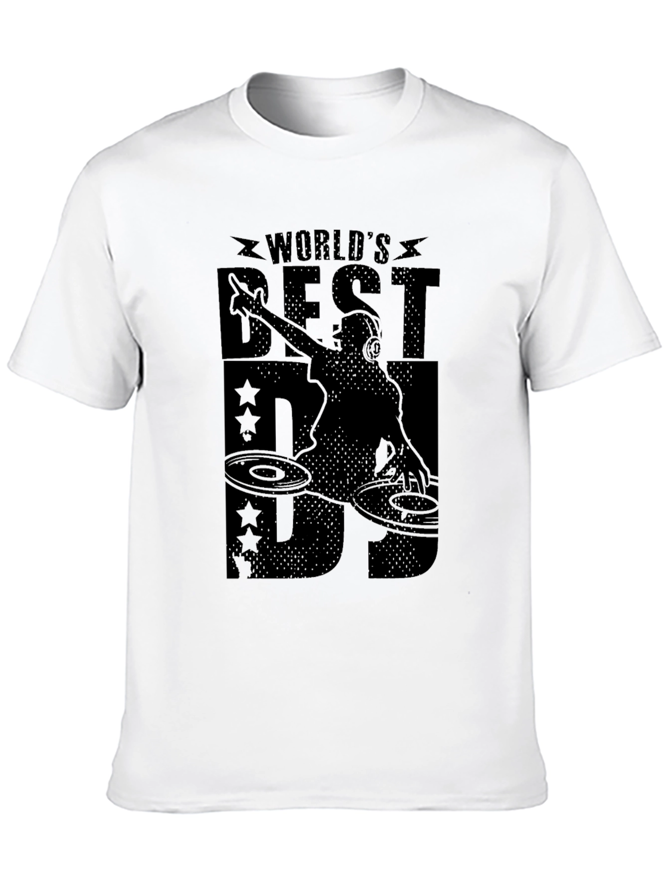 Camiseta Negra DJ - El Mejor del Mundo