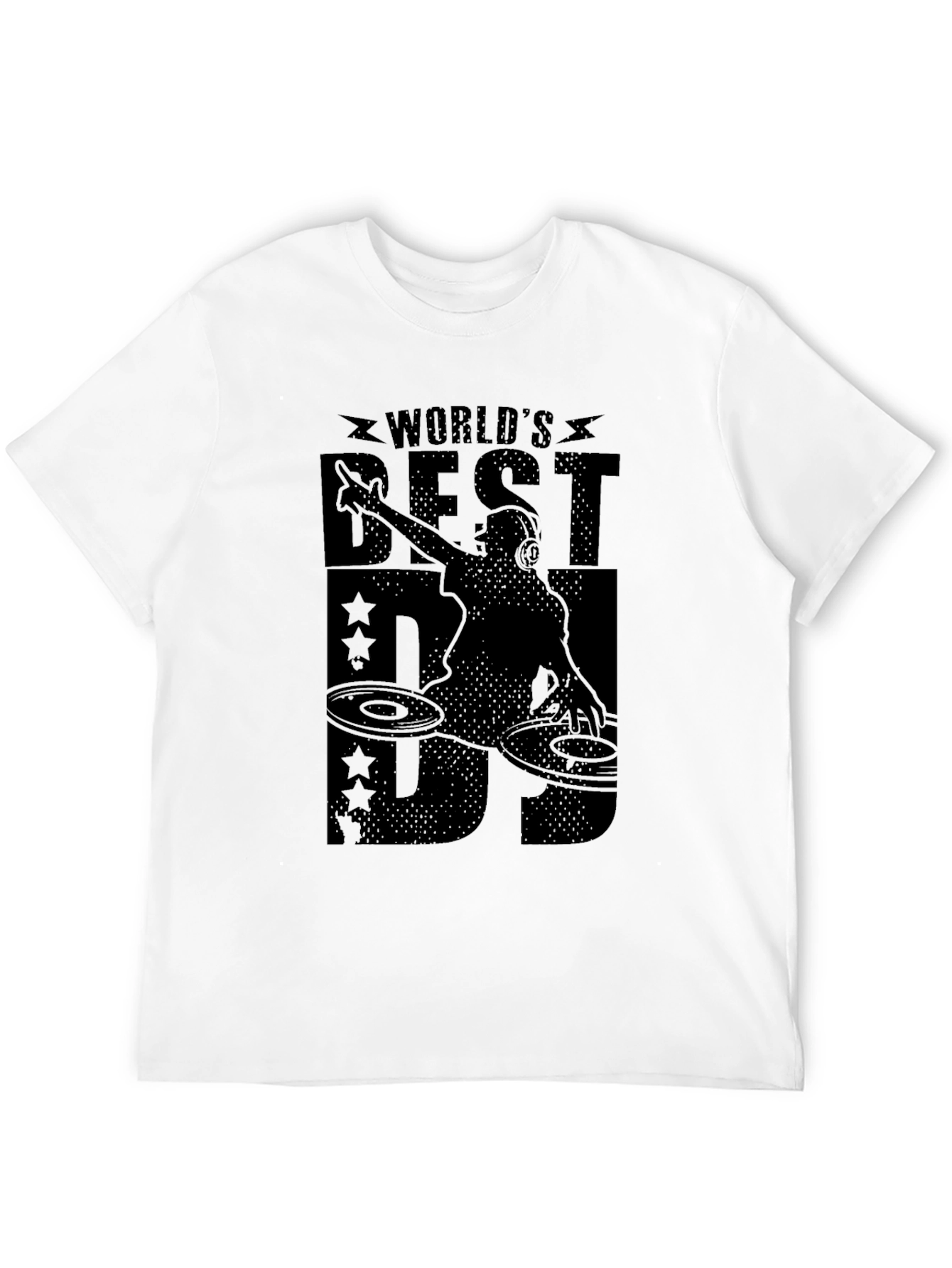 Camiseta Negra DJ - El Mejor del Mundo