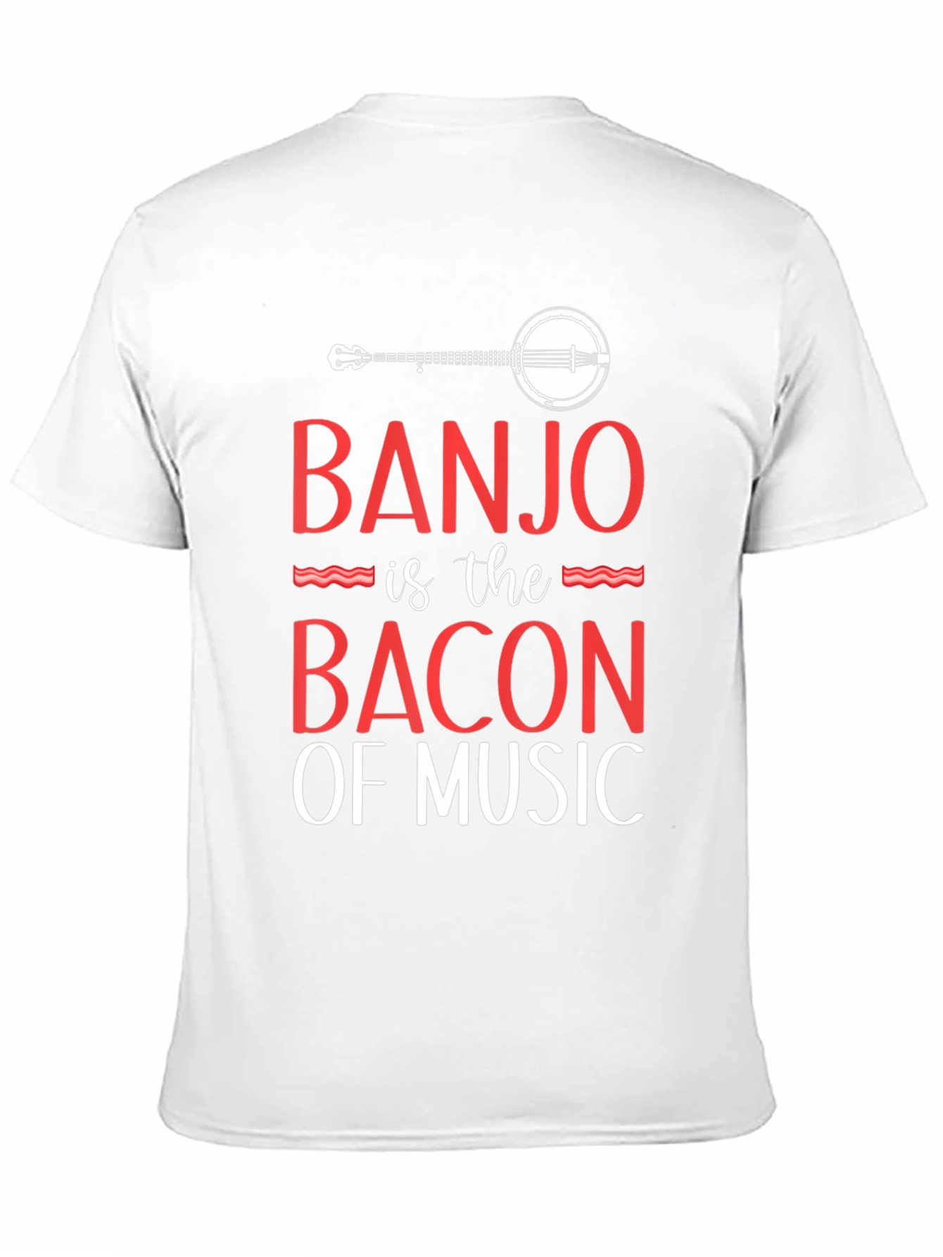 Camiseta Negra Banjo es el Bacon de la Música