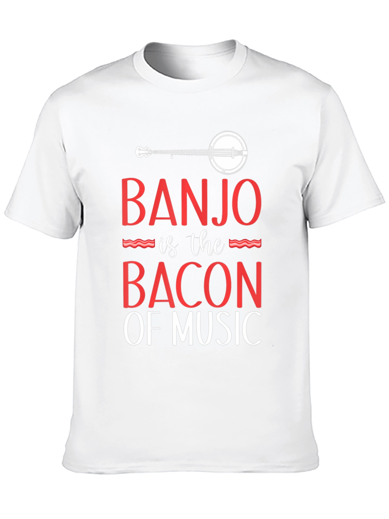 Camiseta Negra Banjo es el Bacon de la Música