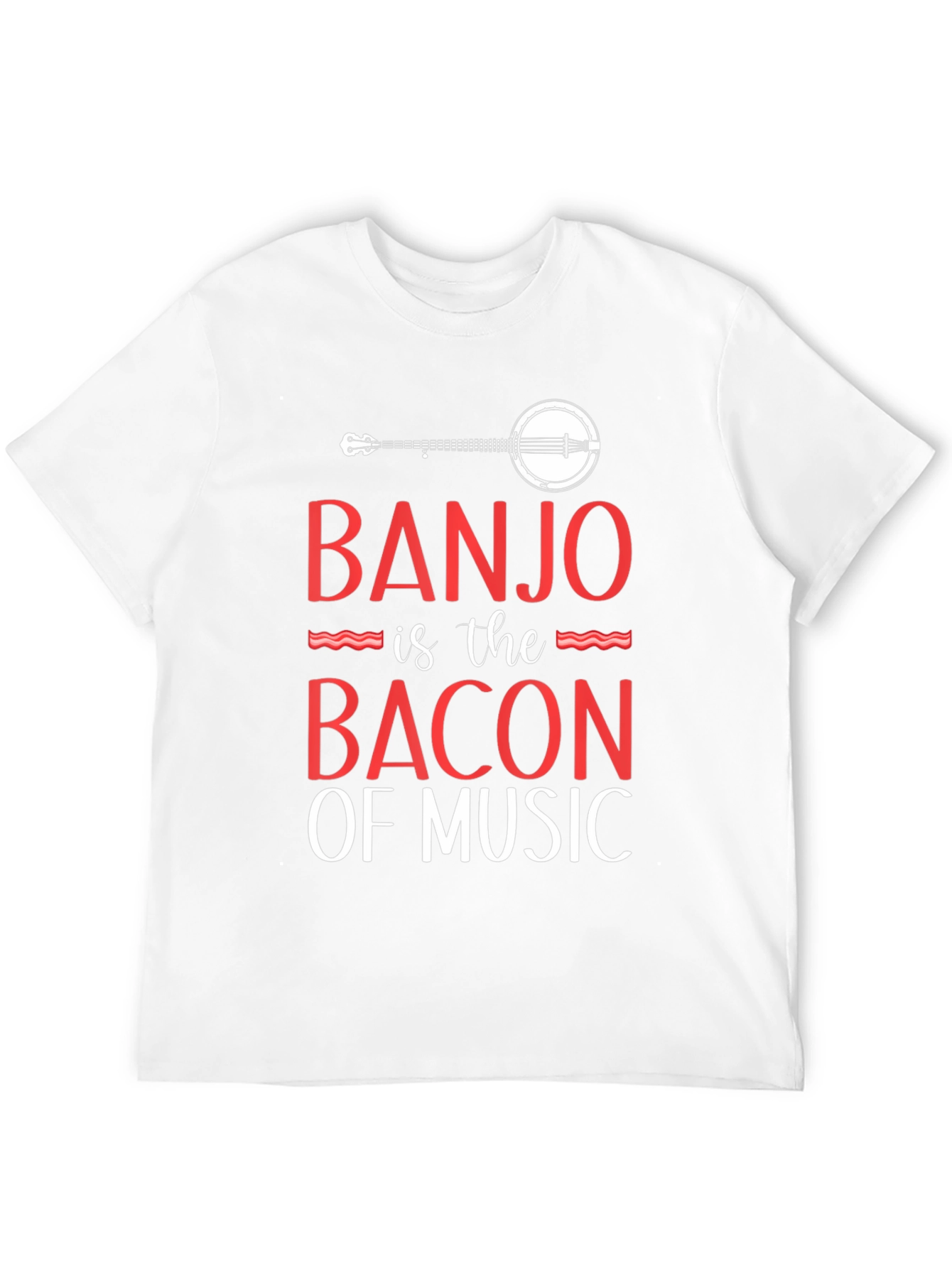 Camiseta Negra Banjo es el Bacon de la Música