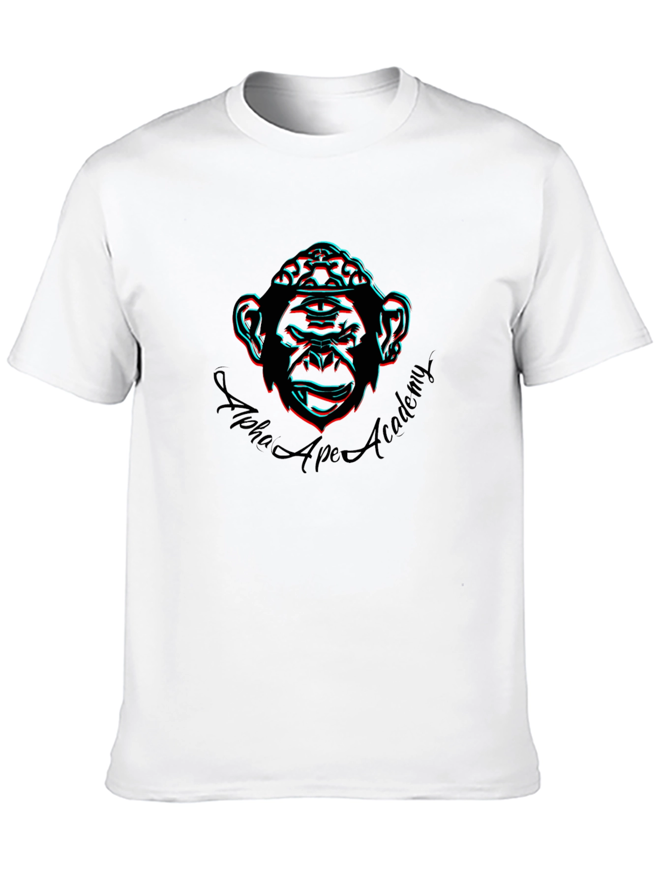 Camiseta Hombre Negra Alpha Ape Academy