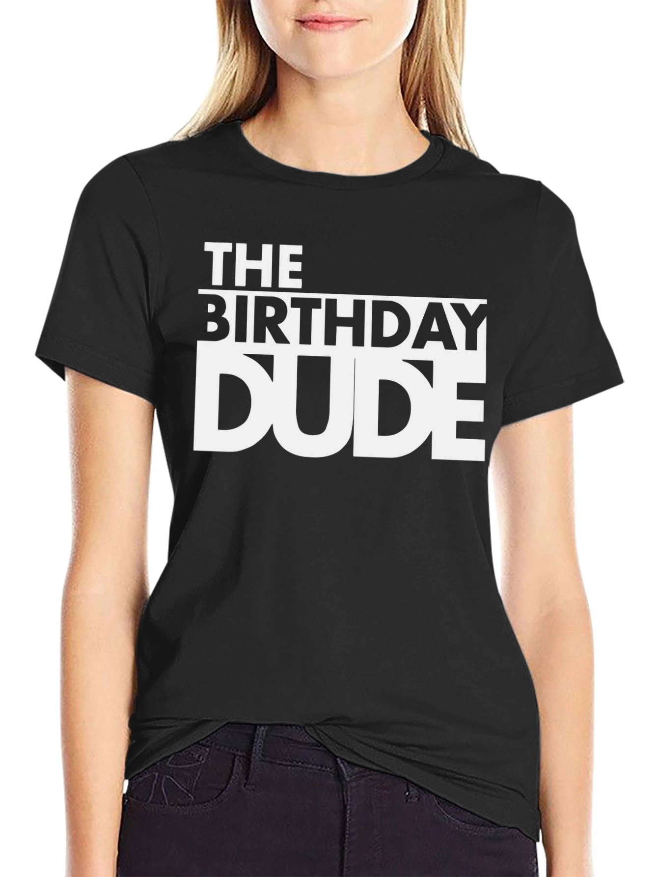Camiseta Negra The Birthday Dude - Celebración Cumpleaños