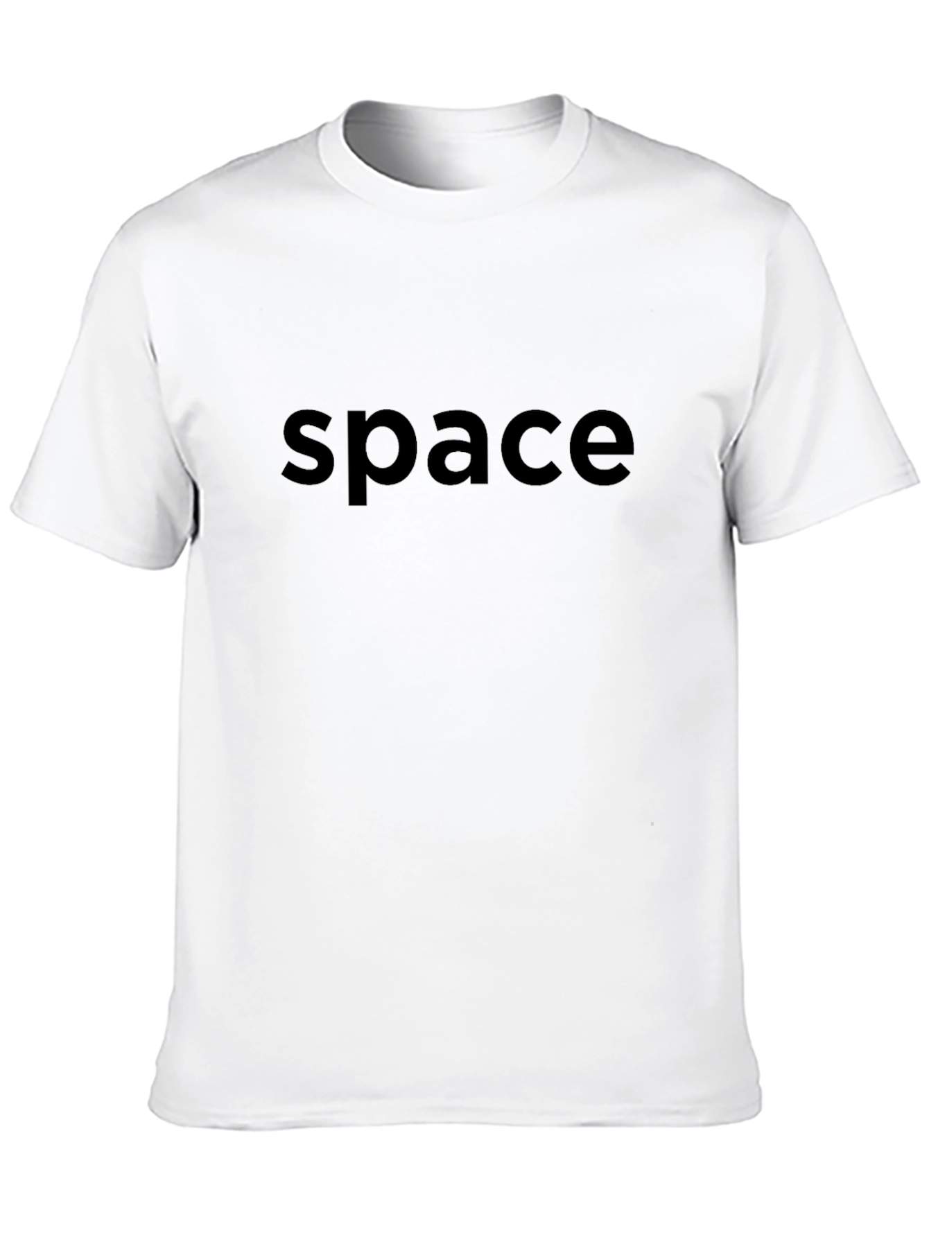 Camiseta Negra Space Unisex - Estilo Casual y Cómodo