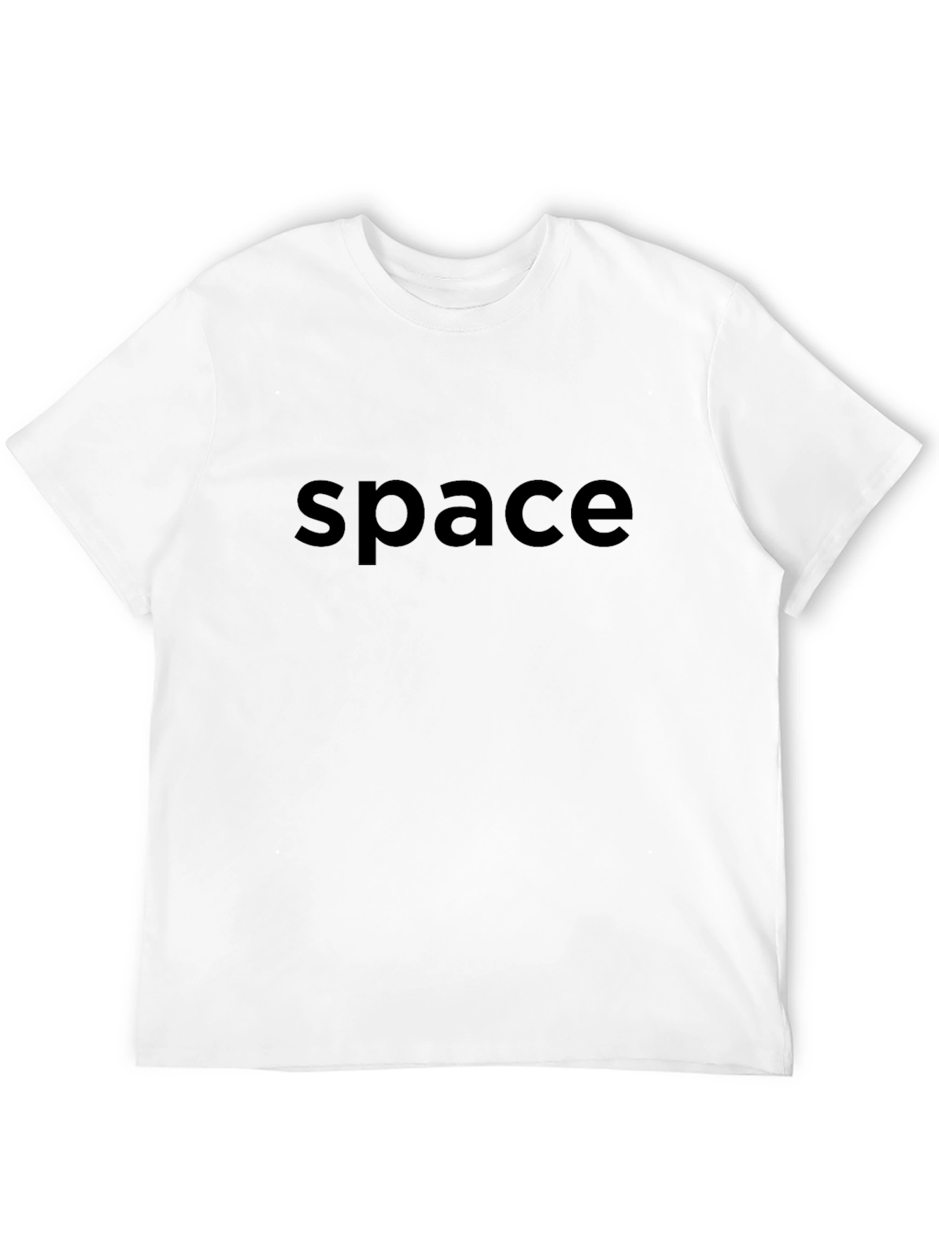Camiseta Negra Space Unisex - Estilo Casual y Cómodo