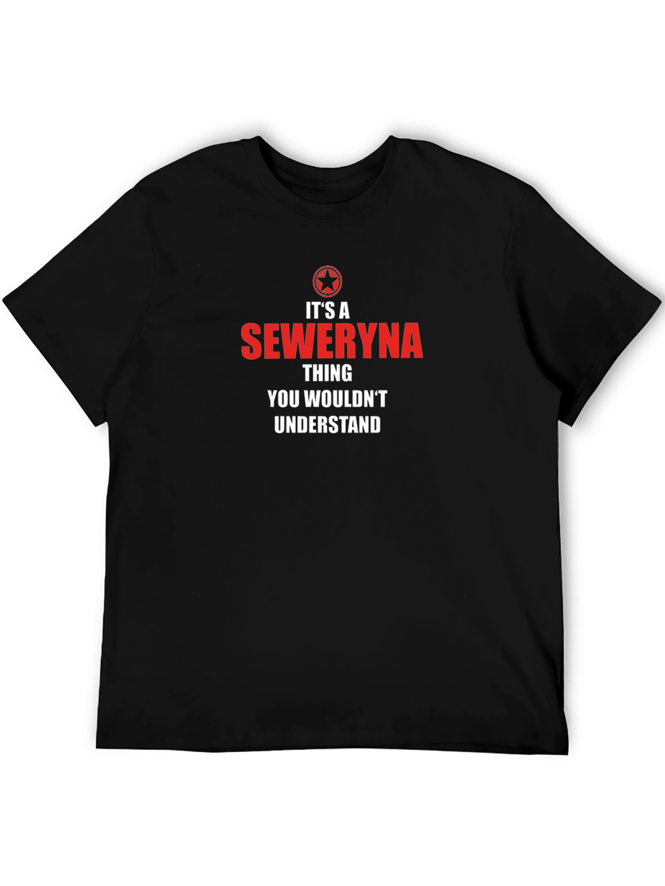 Camiseta Negra Es Cosa de Seweryna