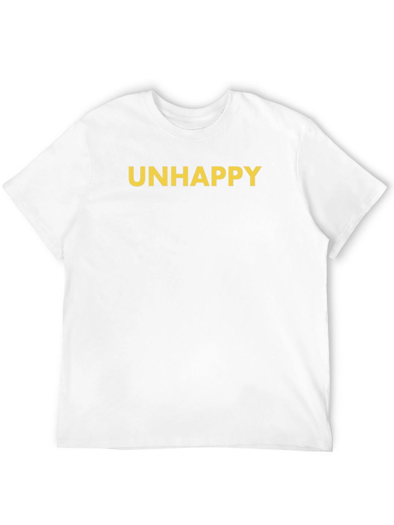 Camiseta Negra UNHAPPY para Hombre