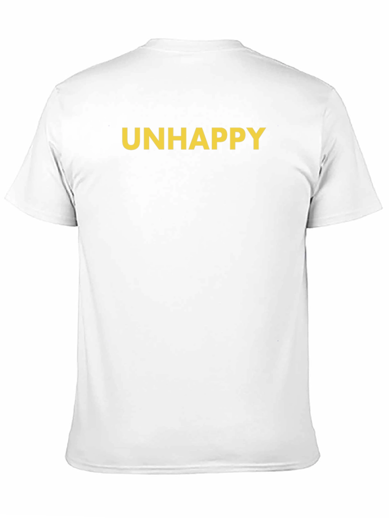 Camiseta Negra UNHAPPY para Hombre