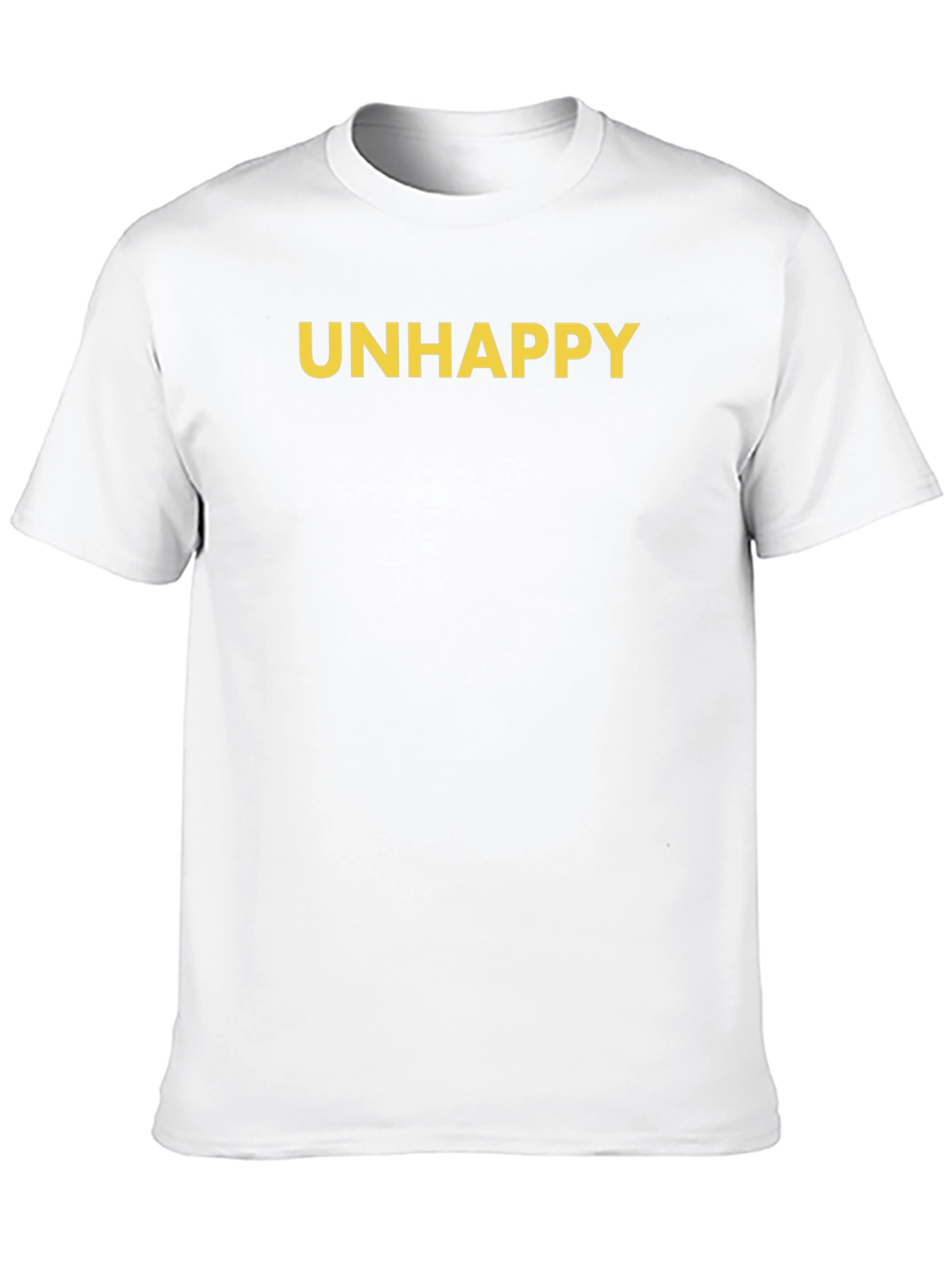 Camiseta Negra UNHAPPY para Hombre