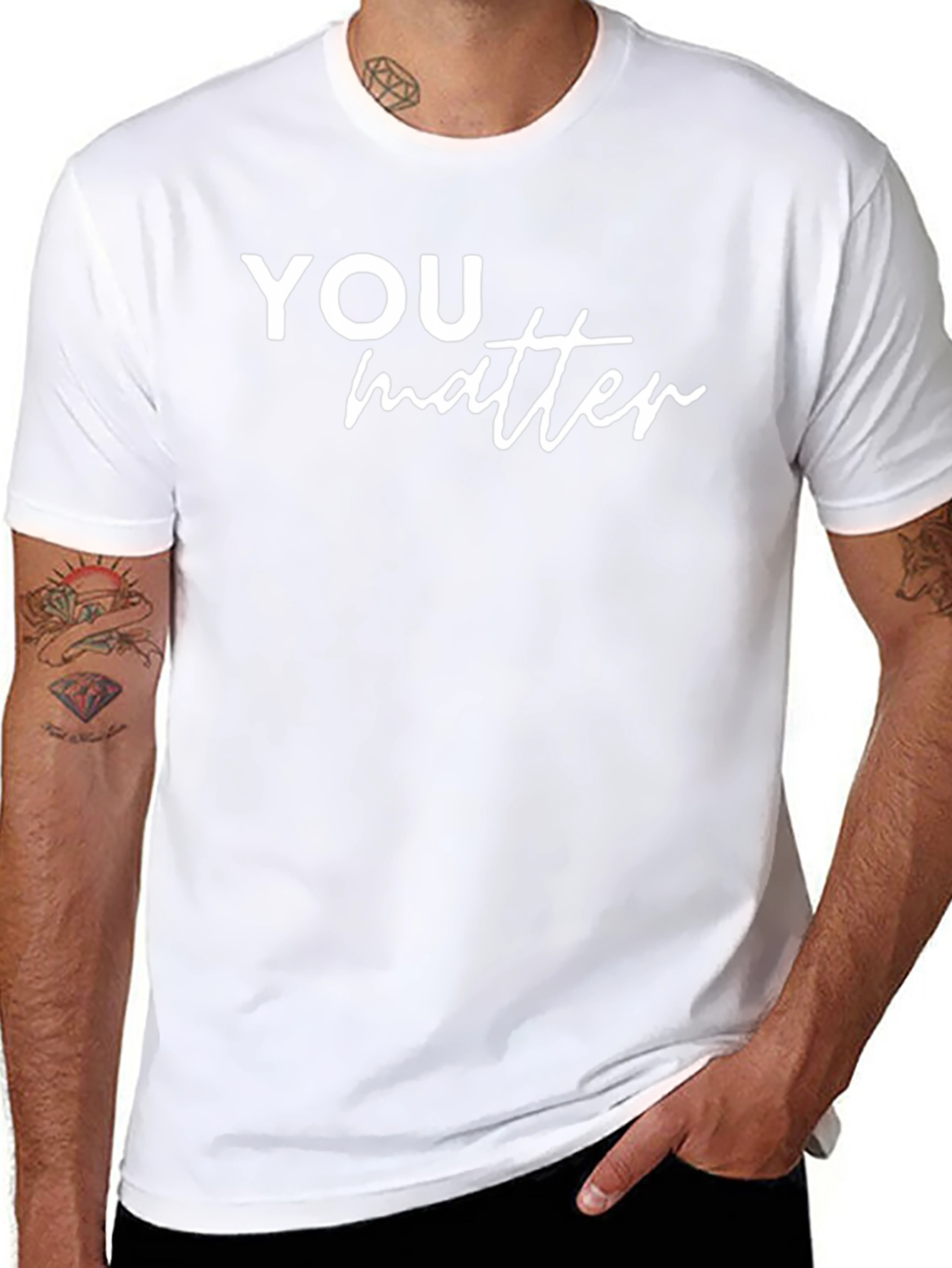 Camiseta Negra YOU matter para Hombre