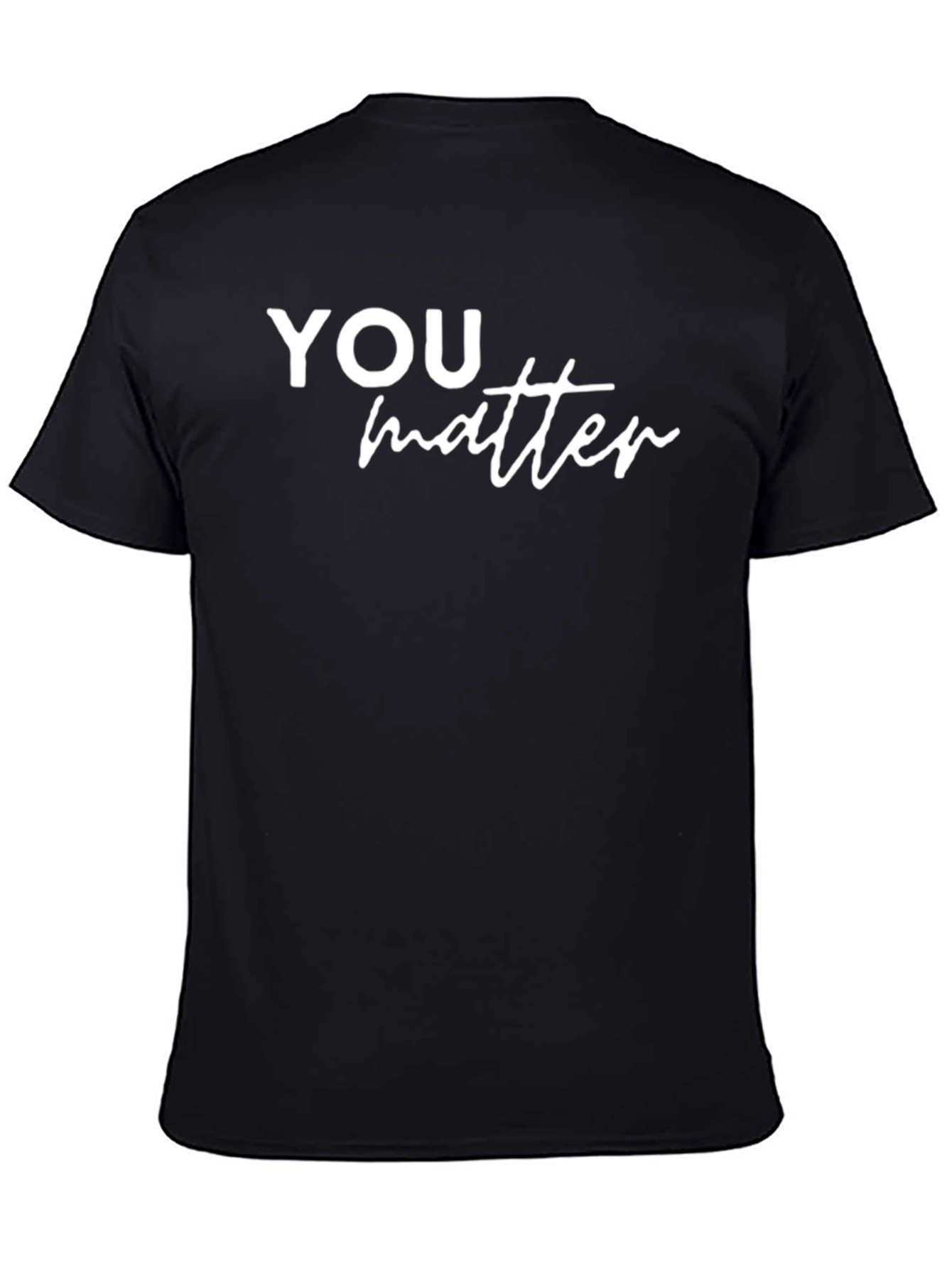 Camiseta Negra YOU matter para Hombre