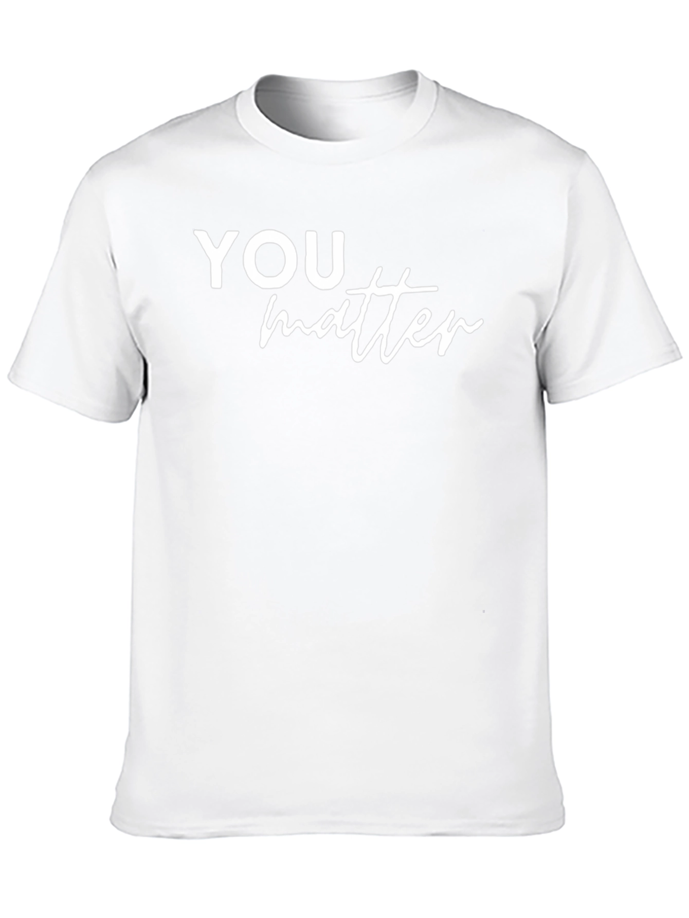 Camiseta Negra YOU matter para Hombre