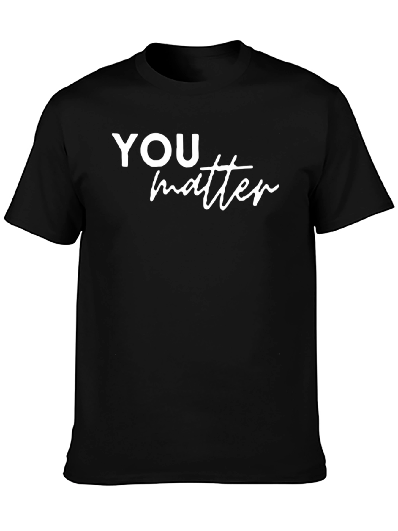 Camiseta Negra YOU matter para Hombre