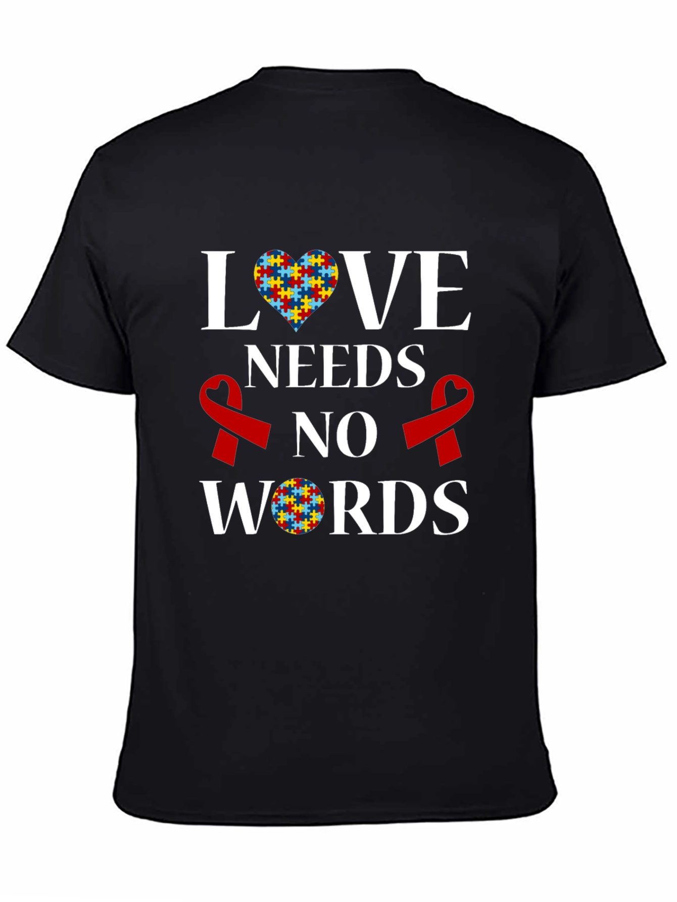 Camiseta Autismo: Amor No Necesita Palabras