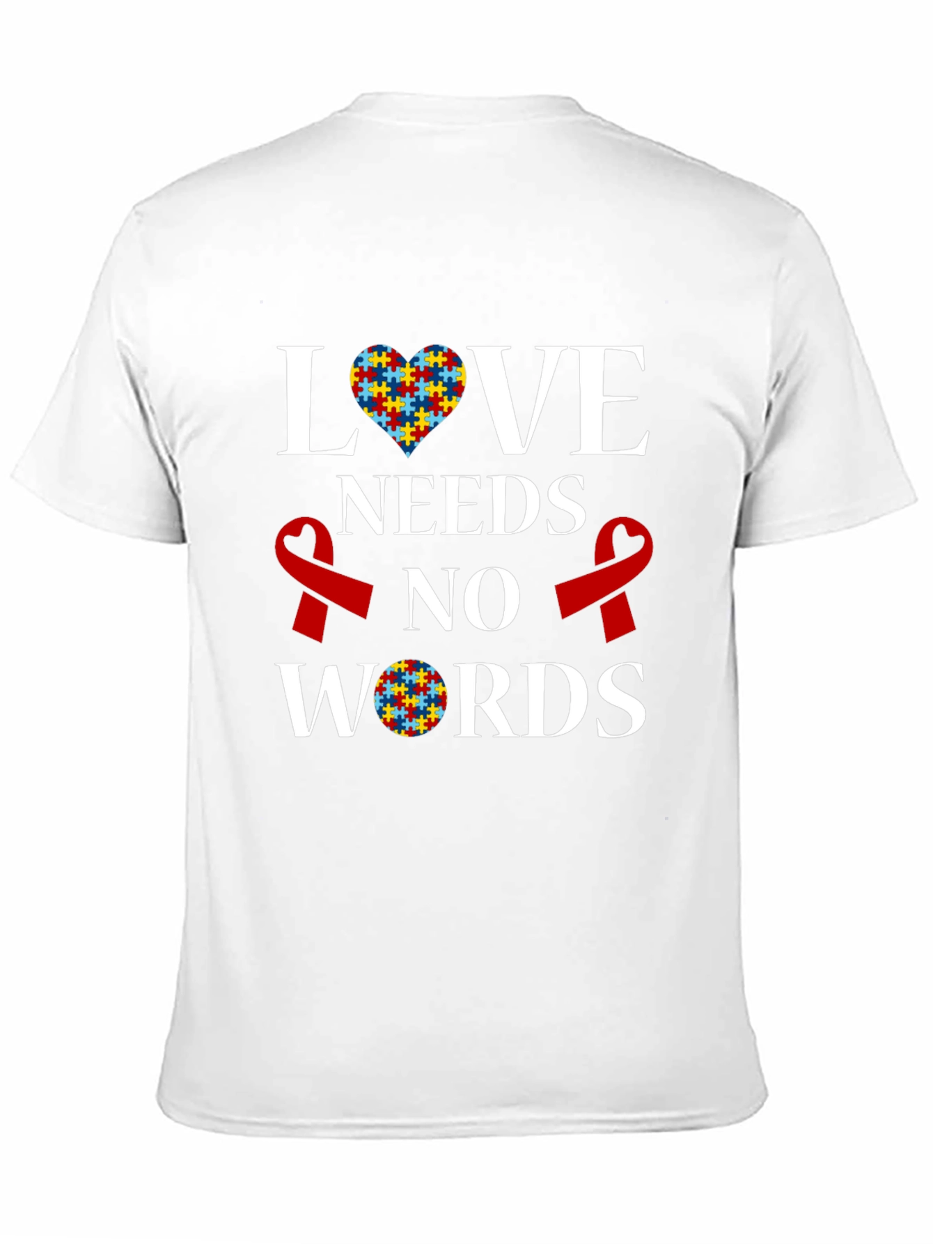 Camiseta Autismo: Amor No Necesita Palabras