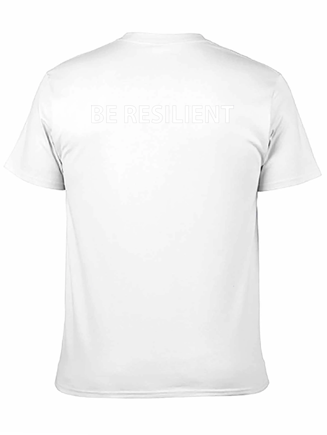 Camiseta Negra: Sé Resiliente