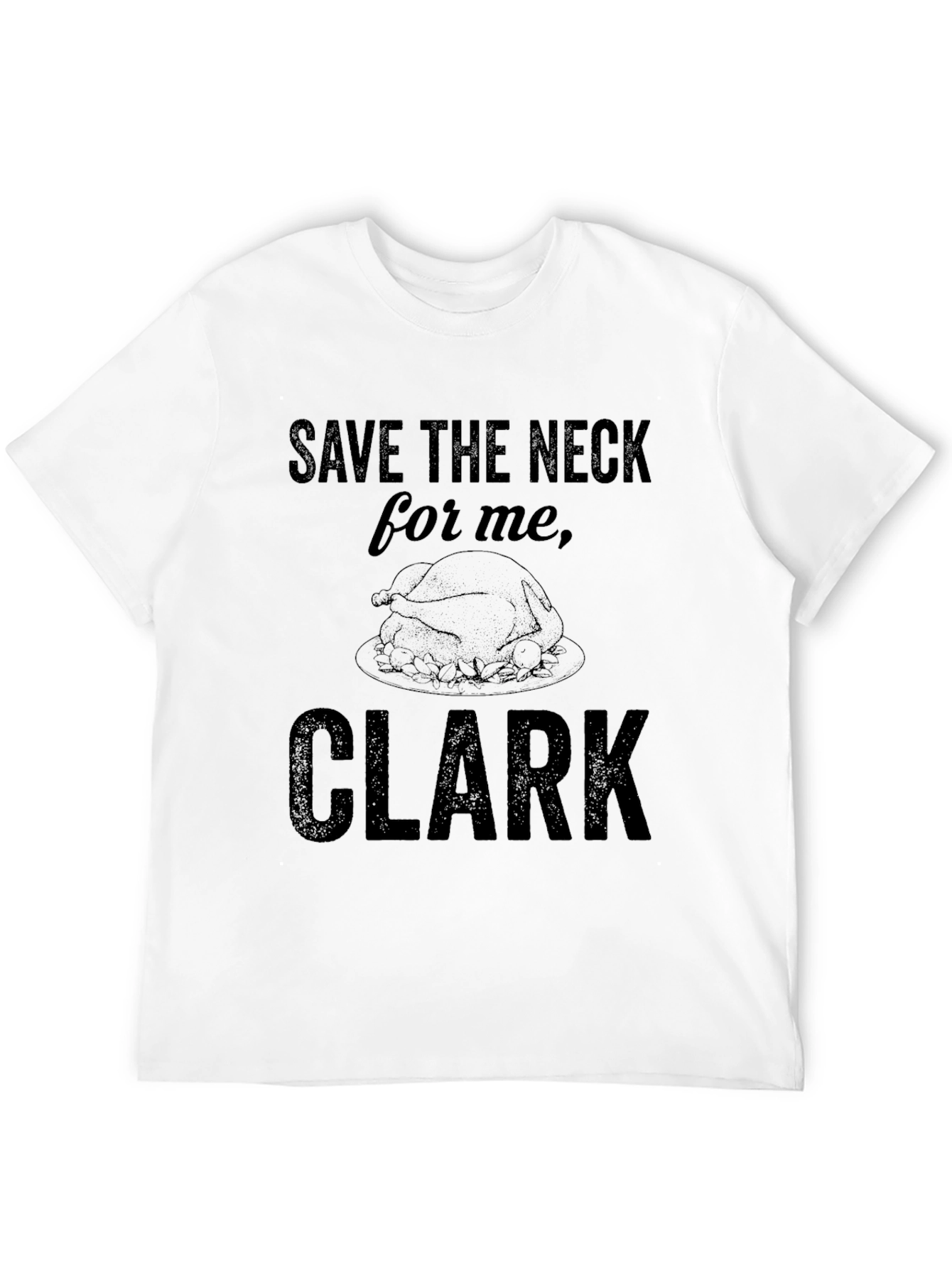 Camiseta Negra Save the Neck for Me Clark
